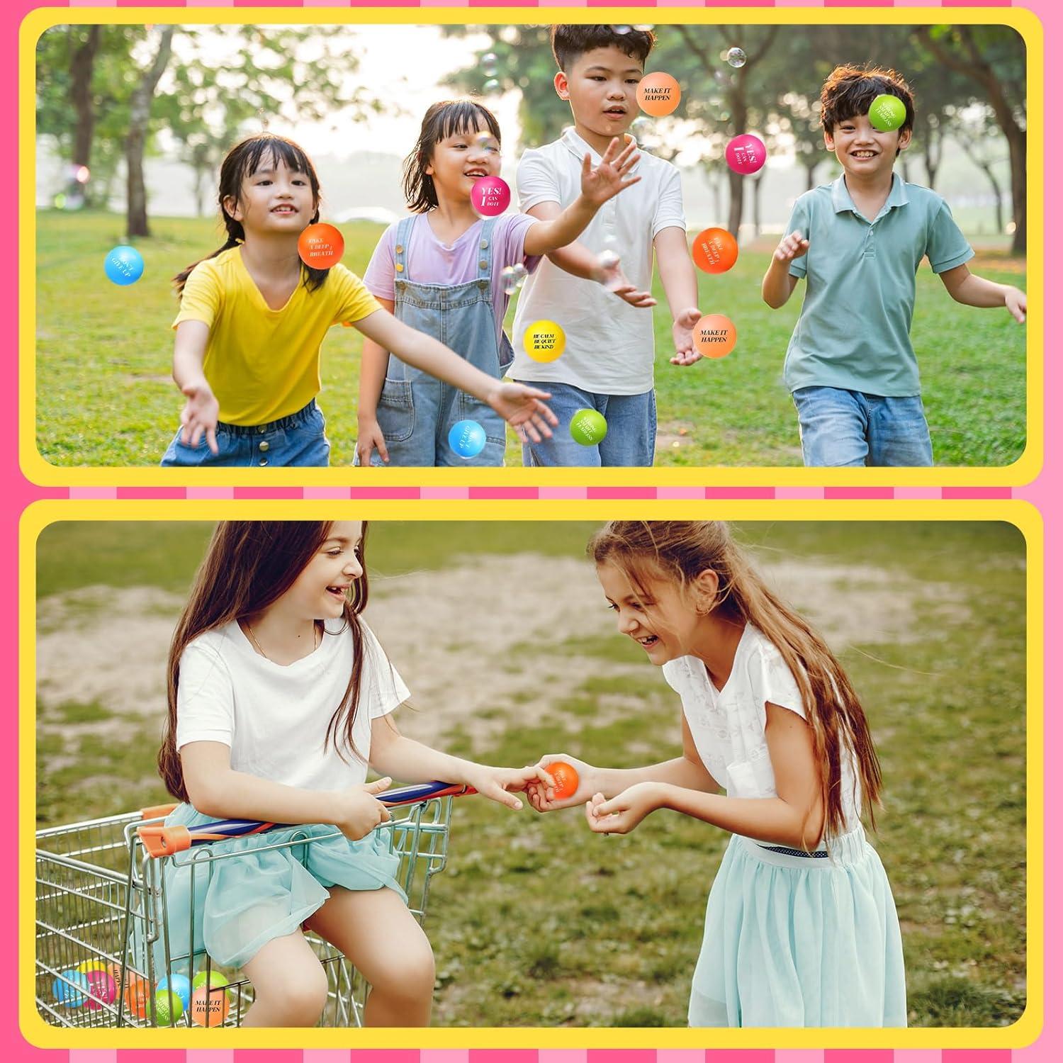 Bolas de Estrés Motivacionales Sotiff - 100 Piezas Coloridas