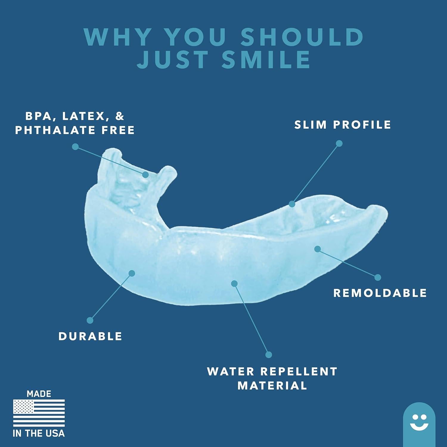 Protector Nocturno Just Smile 2 Pzs Ajustable Aqua