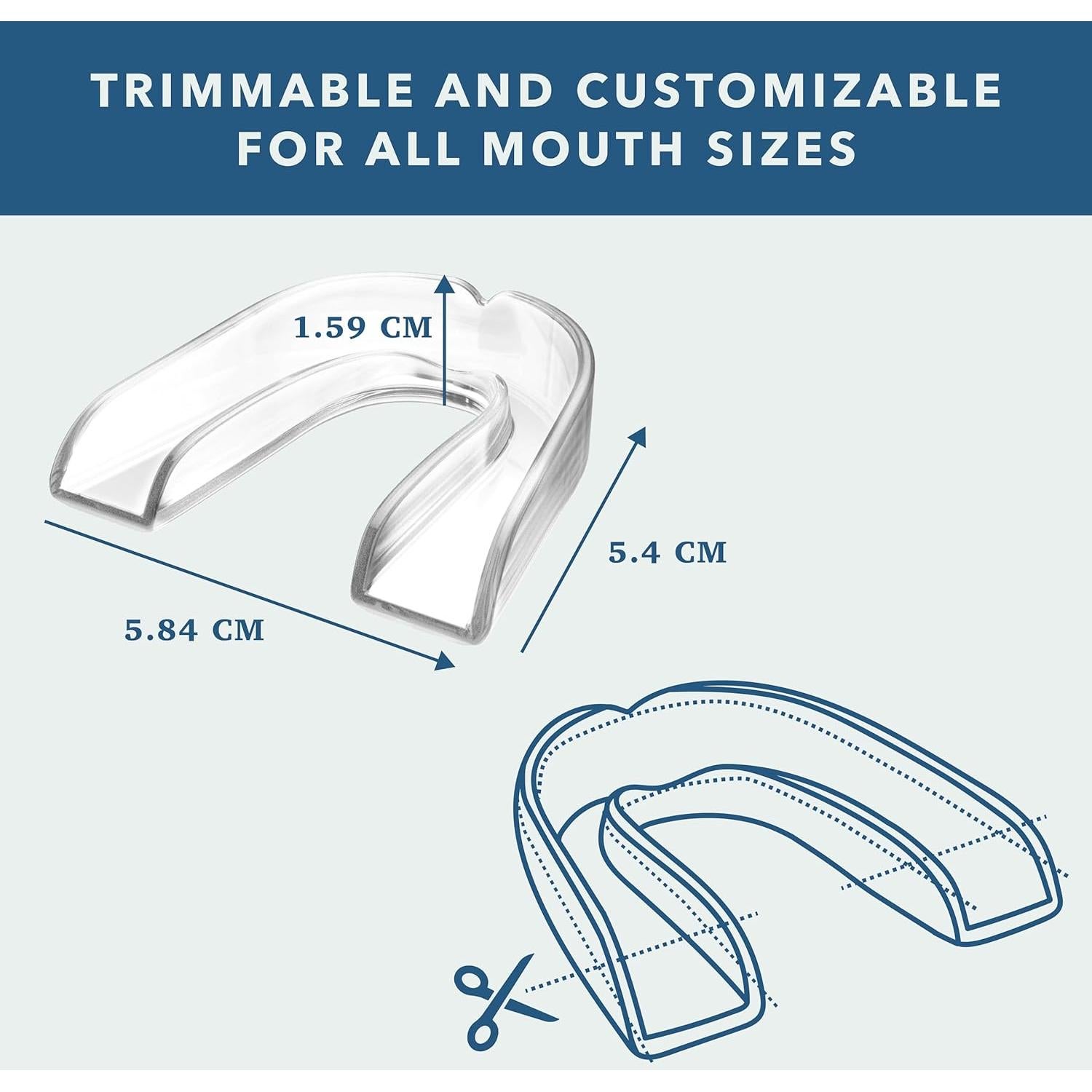 Protector Nocturno Just Smile 2 Pzs Ajustable Aqua