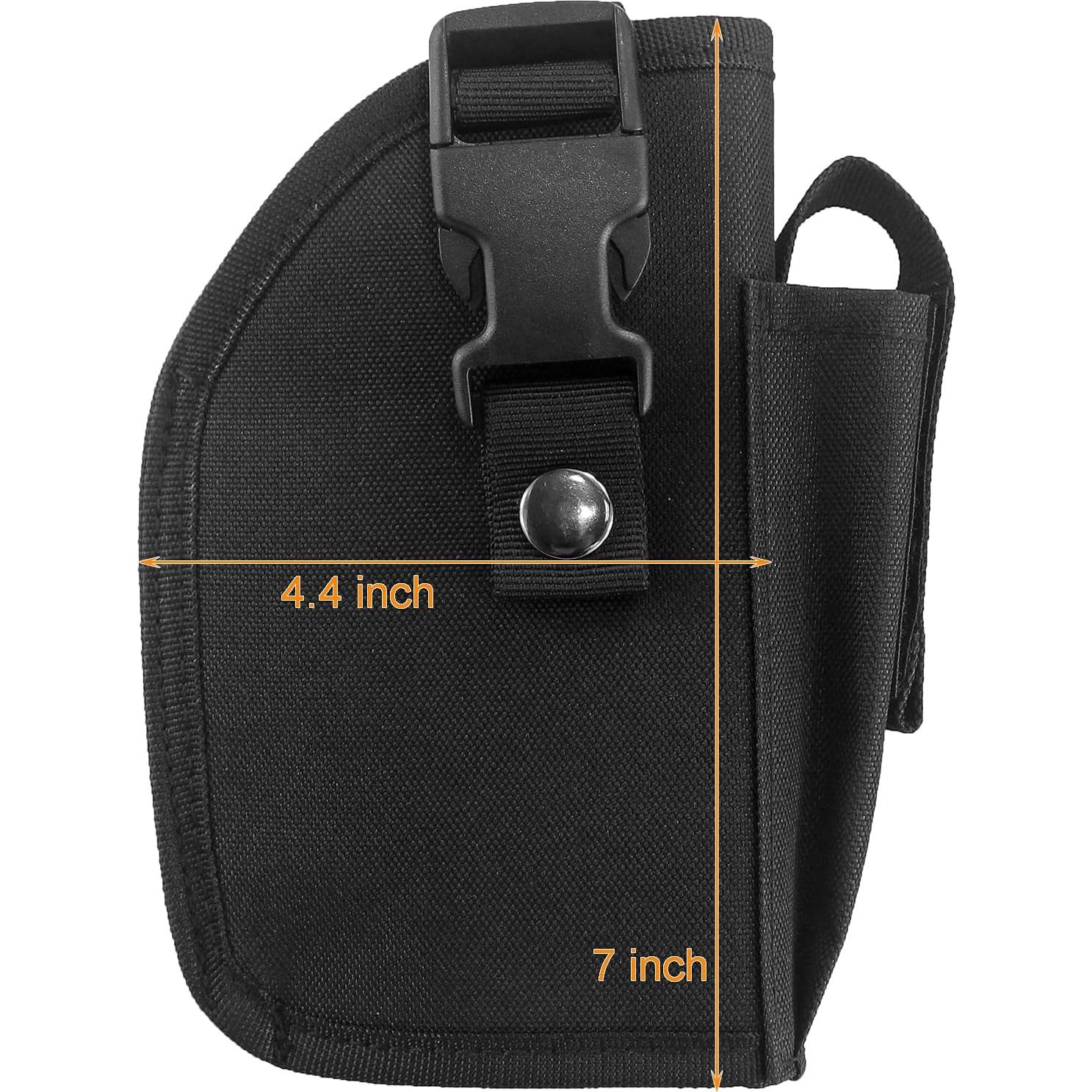 Funda Táctica Depring para Cinturón con Cargador Negro