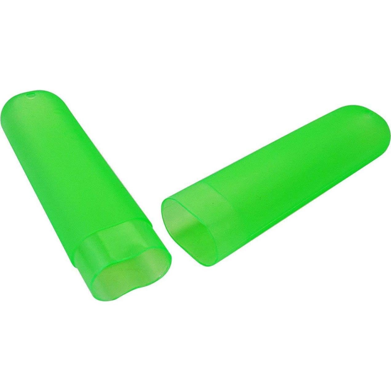 12PCS Plastic Toothbrush Case Six Colors Portable Dust-proof Toothbrush Cases Toothbrushes Holder for Daily and Travel Use (12)