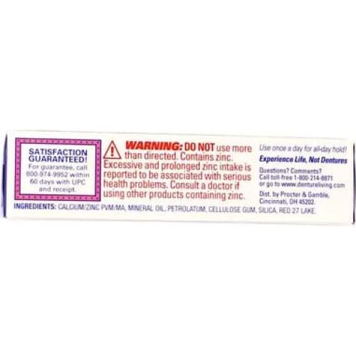 Crema Adhesiva para Dentaduras Fixodent Original 8 Piezas