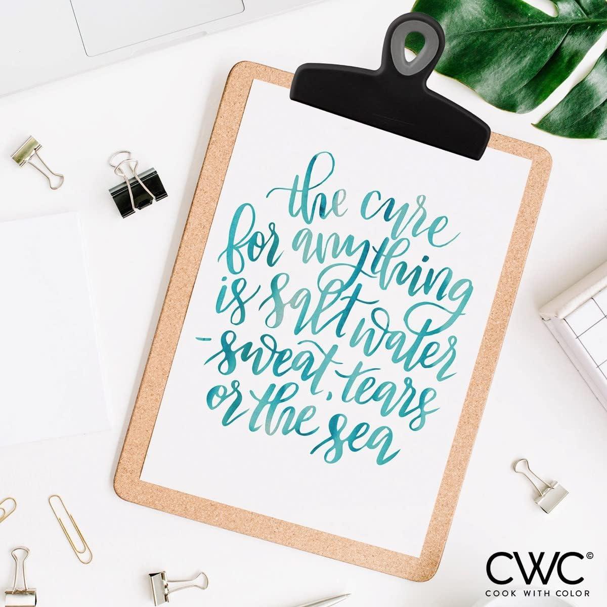 Clips para Bolsas COOK WITH COLOR - Paquete de 4 Grandes Negros