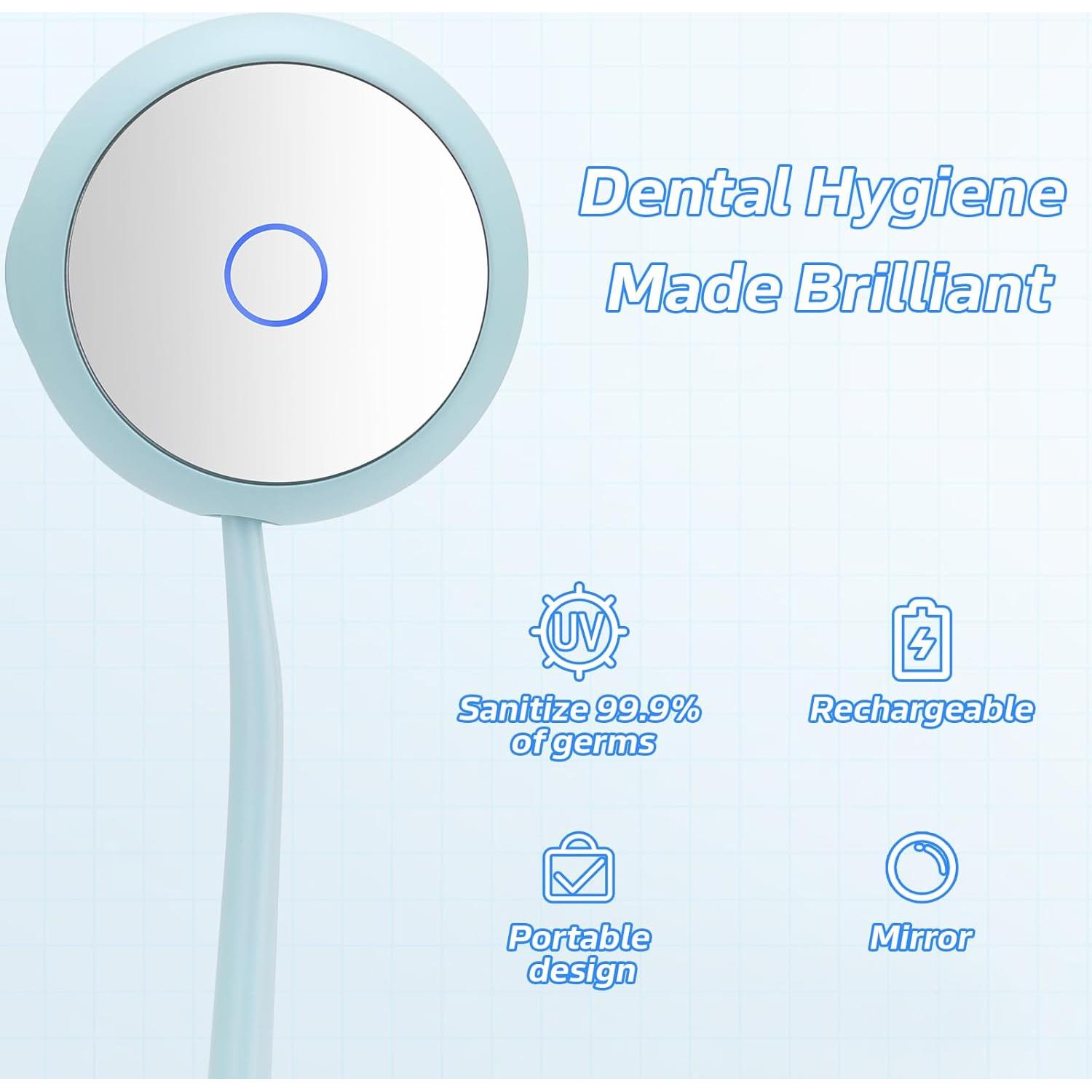 Estuche desinfectante para cepillo de dientes YourMate azul