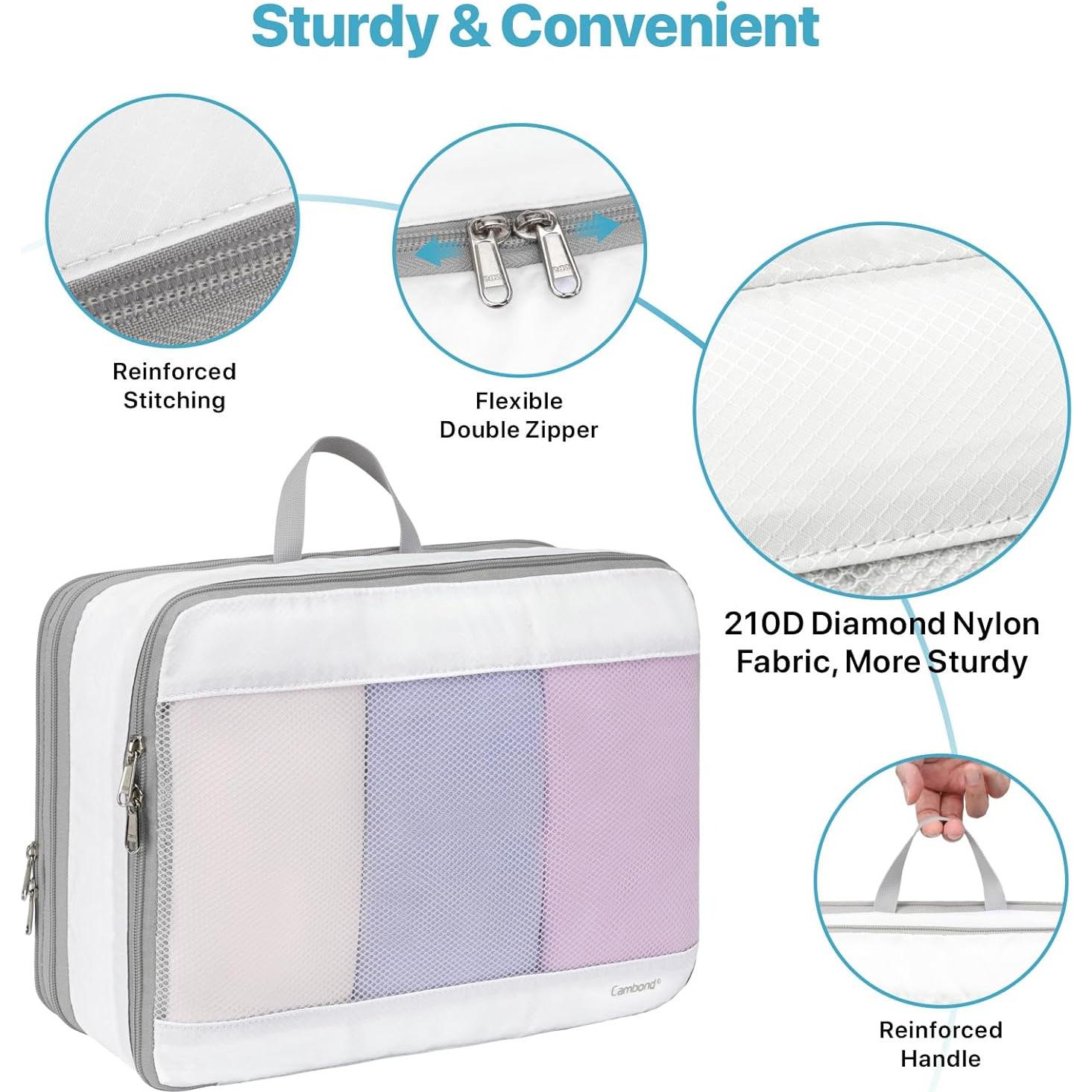 Cubo de Compresión Doble Cara Cambond 39x29x15cm para Viajes
