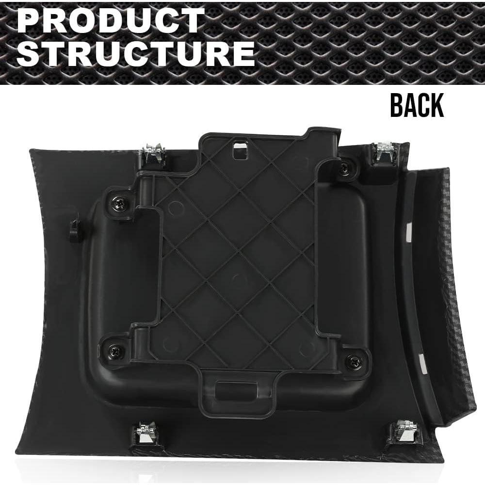 Shifter Console Tray Bezel Black Compatible with 2011-2017 Dodge Charger Center Console Cover 1RN52AAAAC 1RN52AAAAA 1RN52AAAAB