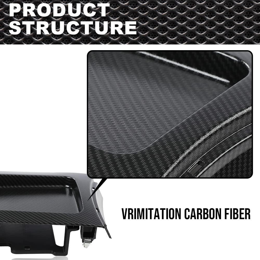 Shifter Console Tray Bezel Black Compatible with 2011-2017 Dodge Charger Center Console Cover 1RN52AAAAC 1RN52AAAAA 1RN52AAAAB