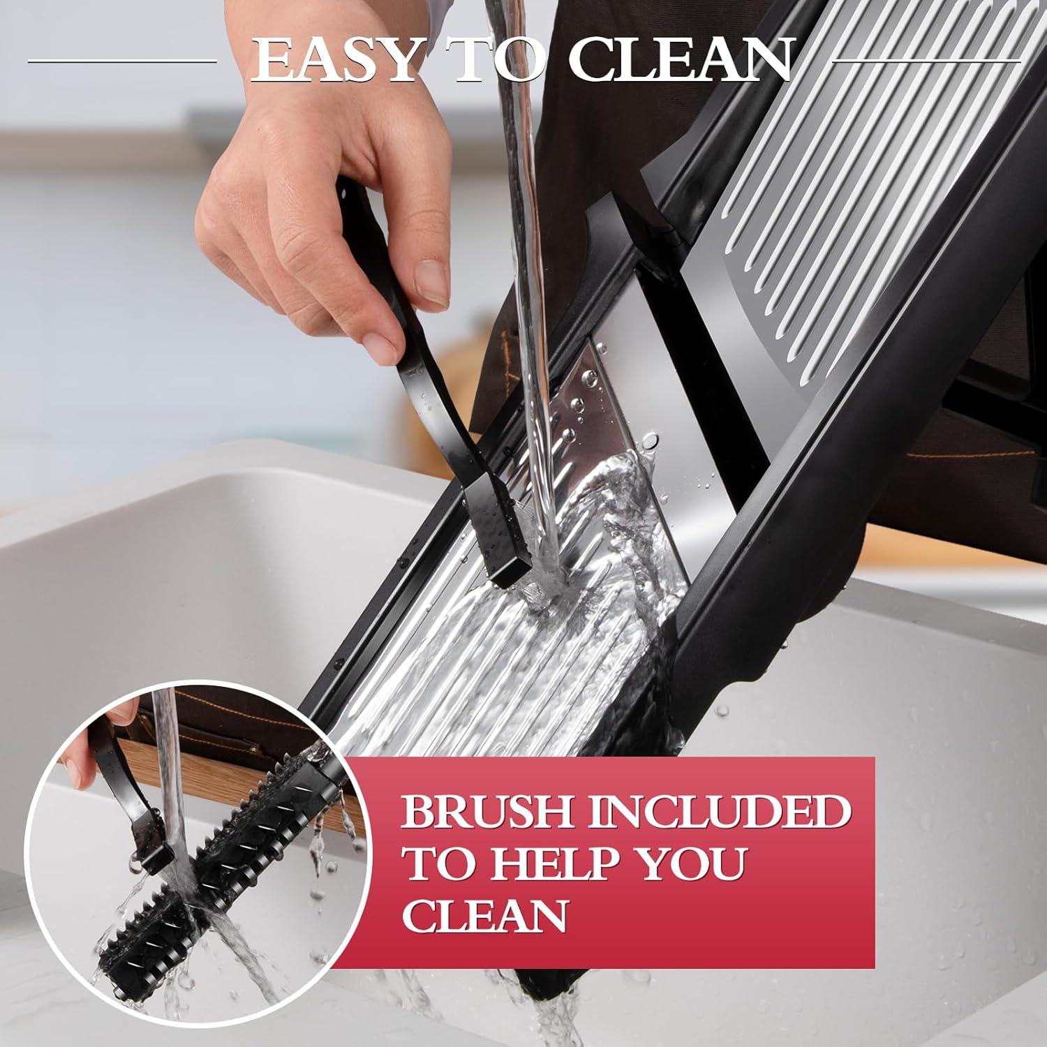 Cortador de Mandolina Ajustable Masthome con Guantes Resistentes