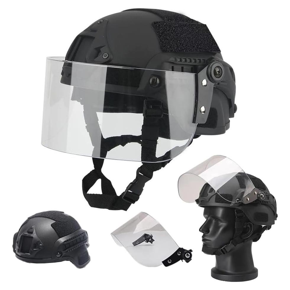 Casco Táctico LEJUNJIE MICH 2000 con Visera y Gafas