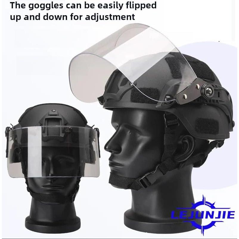 Casco Táctico LEJUNJIE MICH 2000 con Visera y Gafas