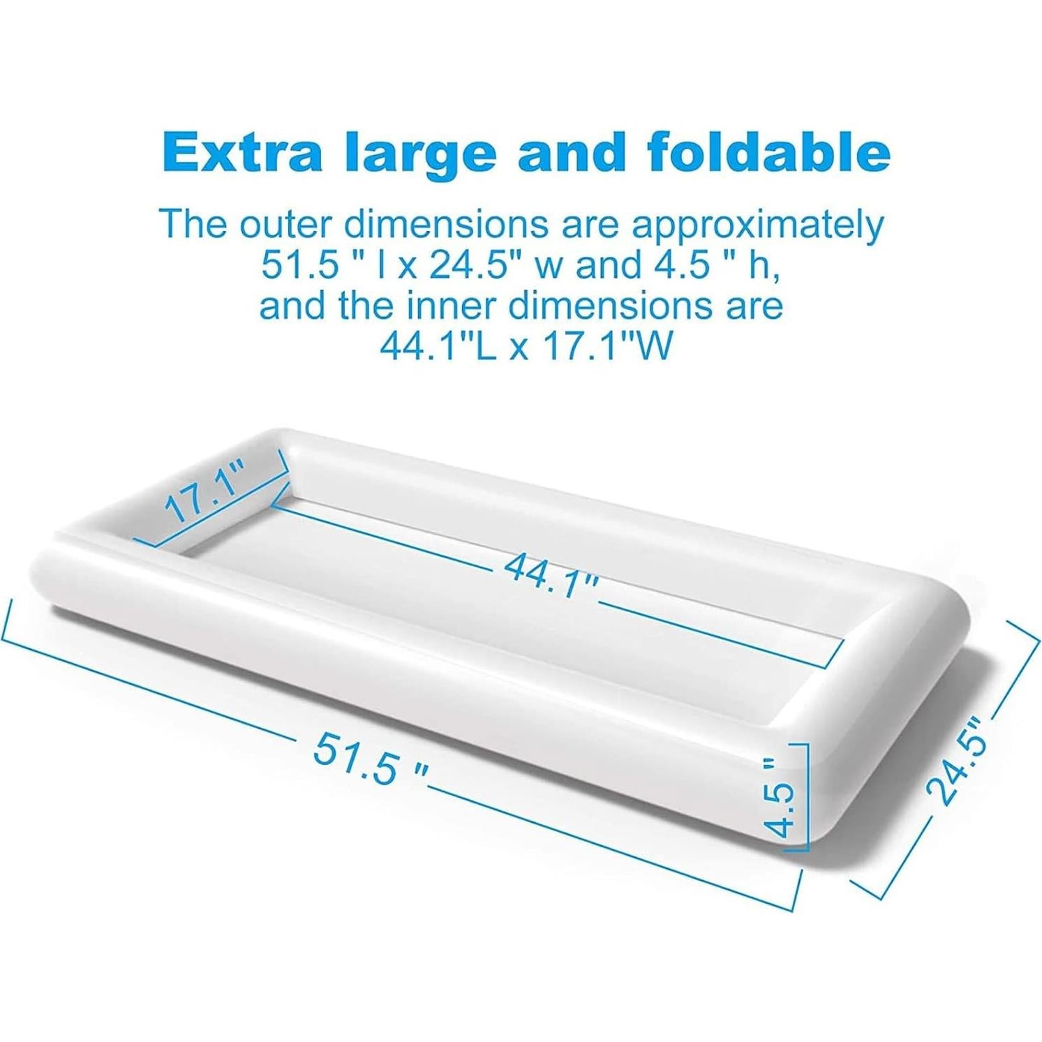 Barra de Servicio Inflable Jasonwell 131x62 cm Fiesta Tropical
