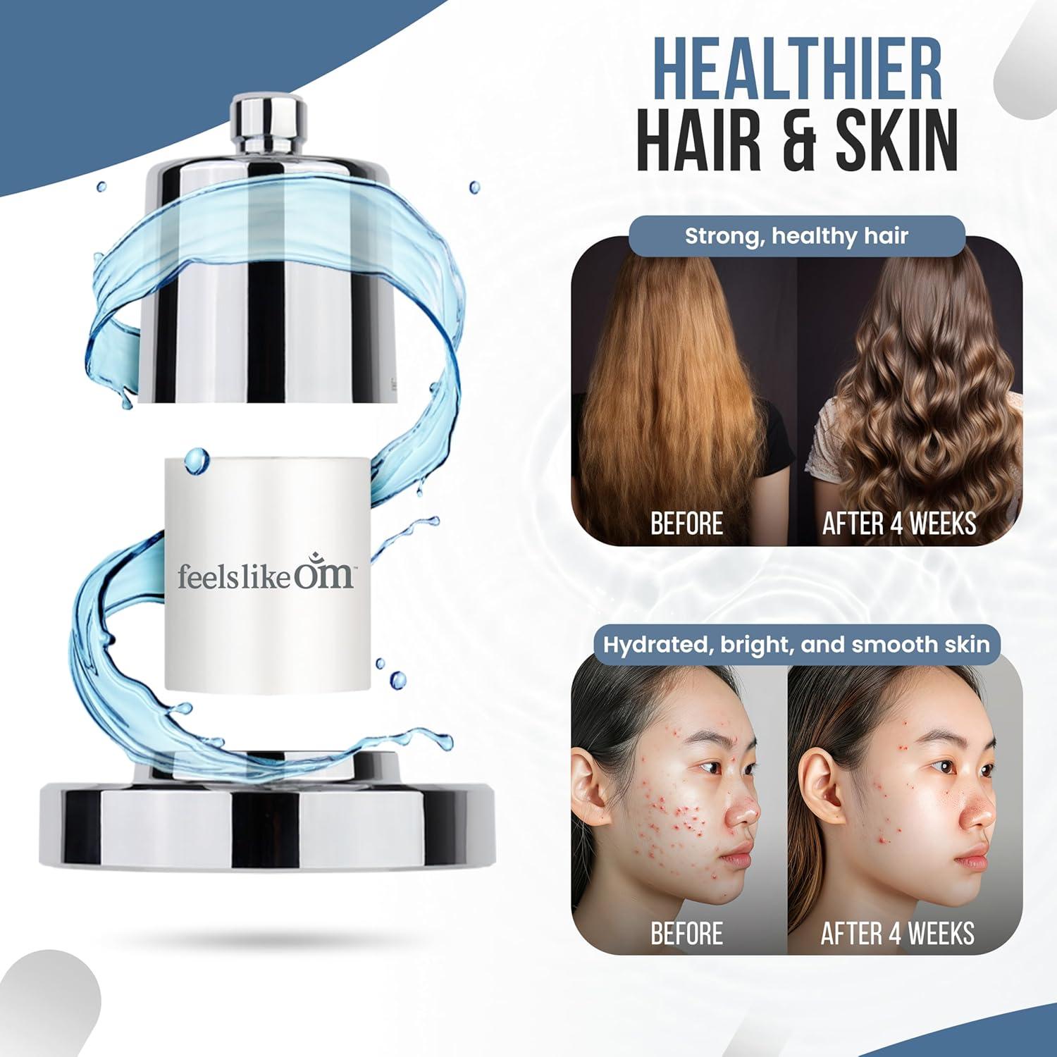 Cabezal de Ducha Filtrado Feels Like Om - Alta Presión 20 Etapas