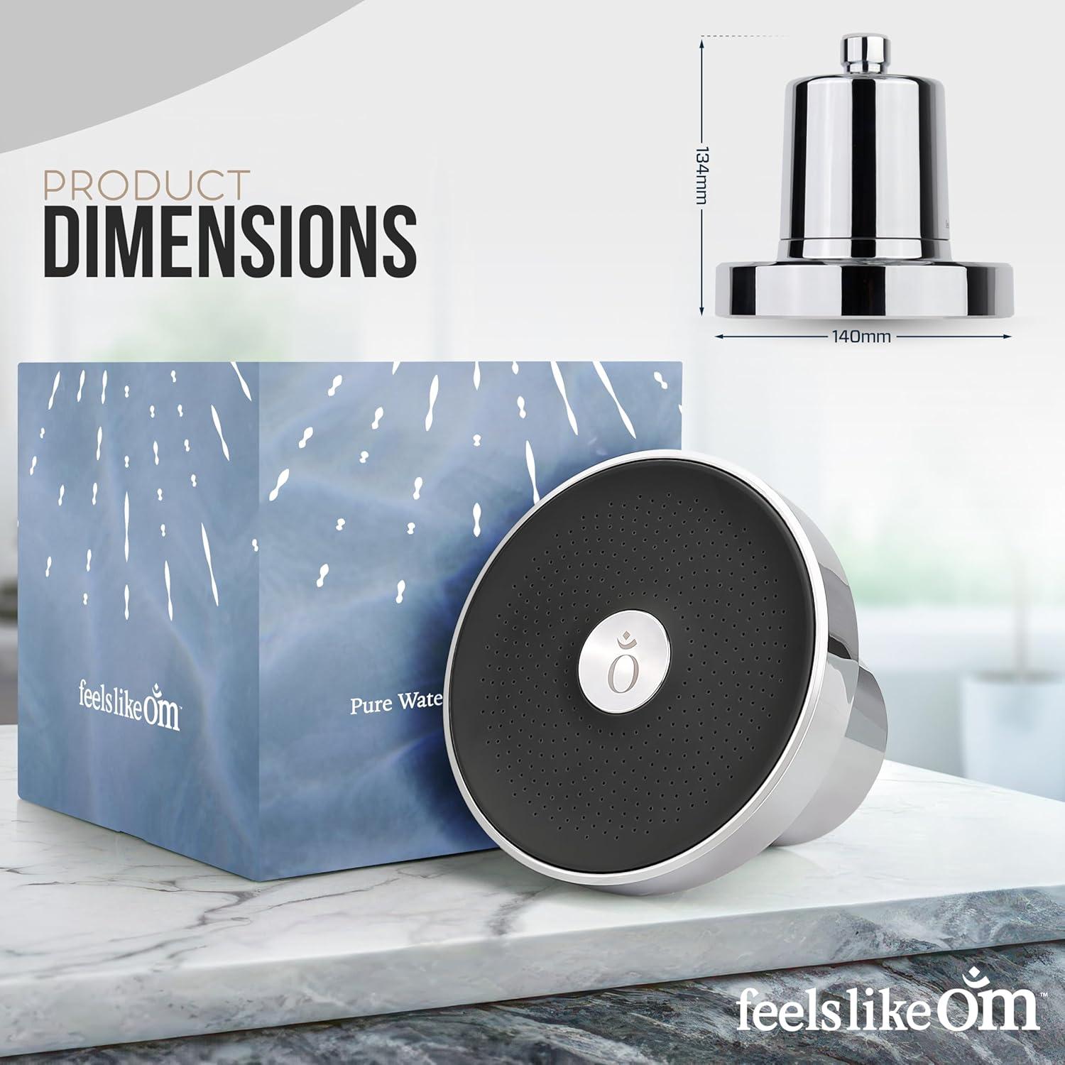 Cabezal de Ducha Filtrado Feels Like Om - Alta Presión 20 Etapas