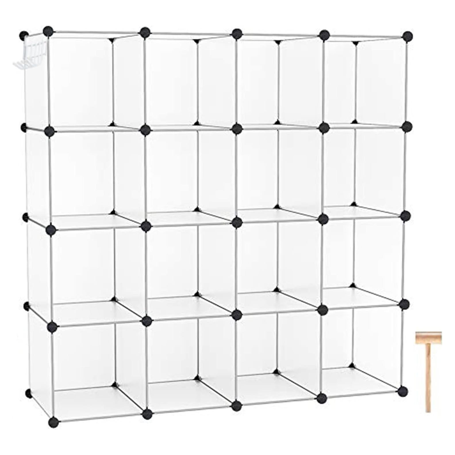 Organizador de Almacenamiento en Cubo C&AHOME 16 Cubos 122.7x31.5x122.7 cm