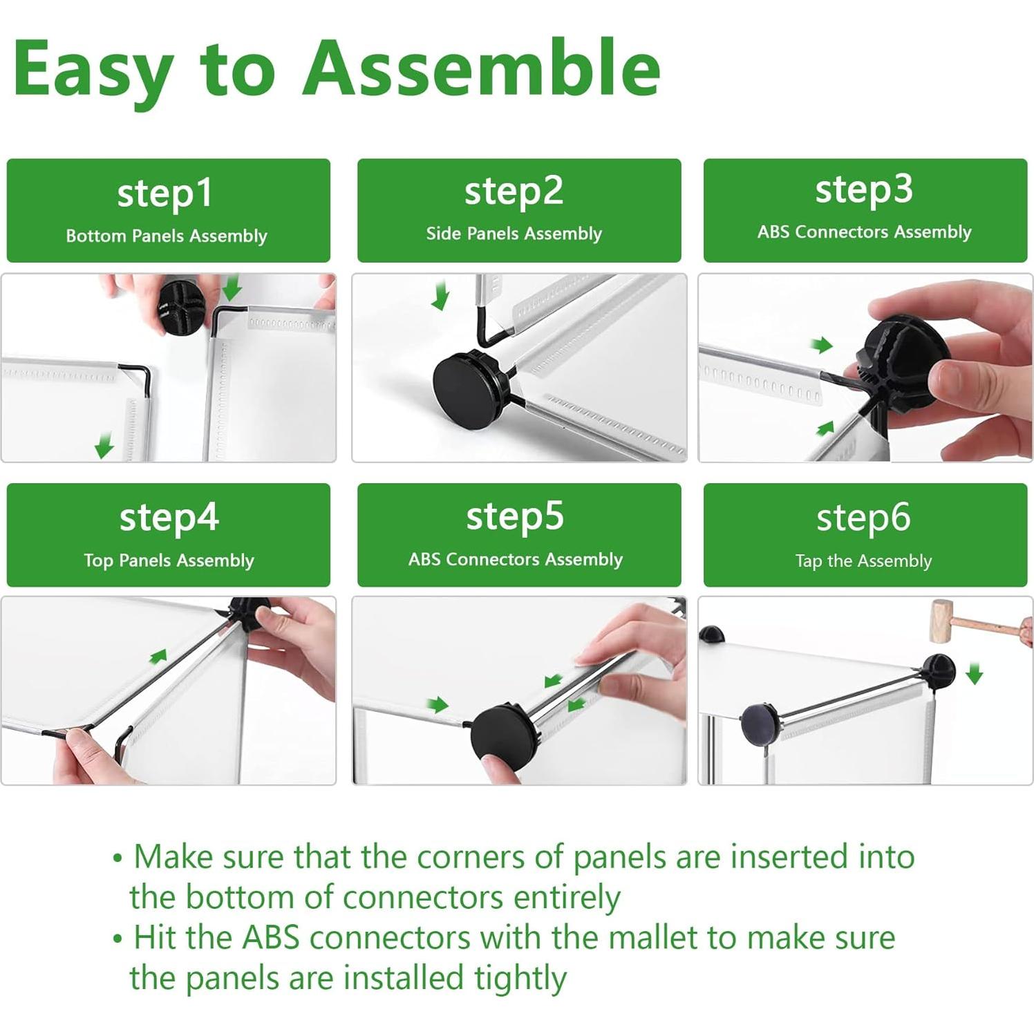 Organizador de Almacenamiento en Cubo C&AHOME 16 Cubos 122.7x31.5x122.7 cm