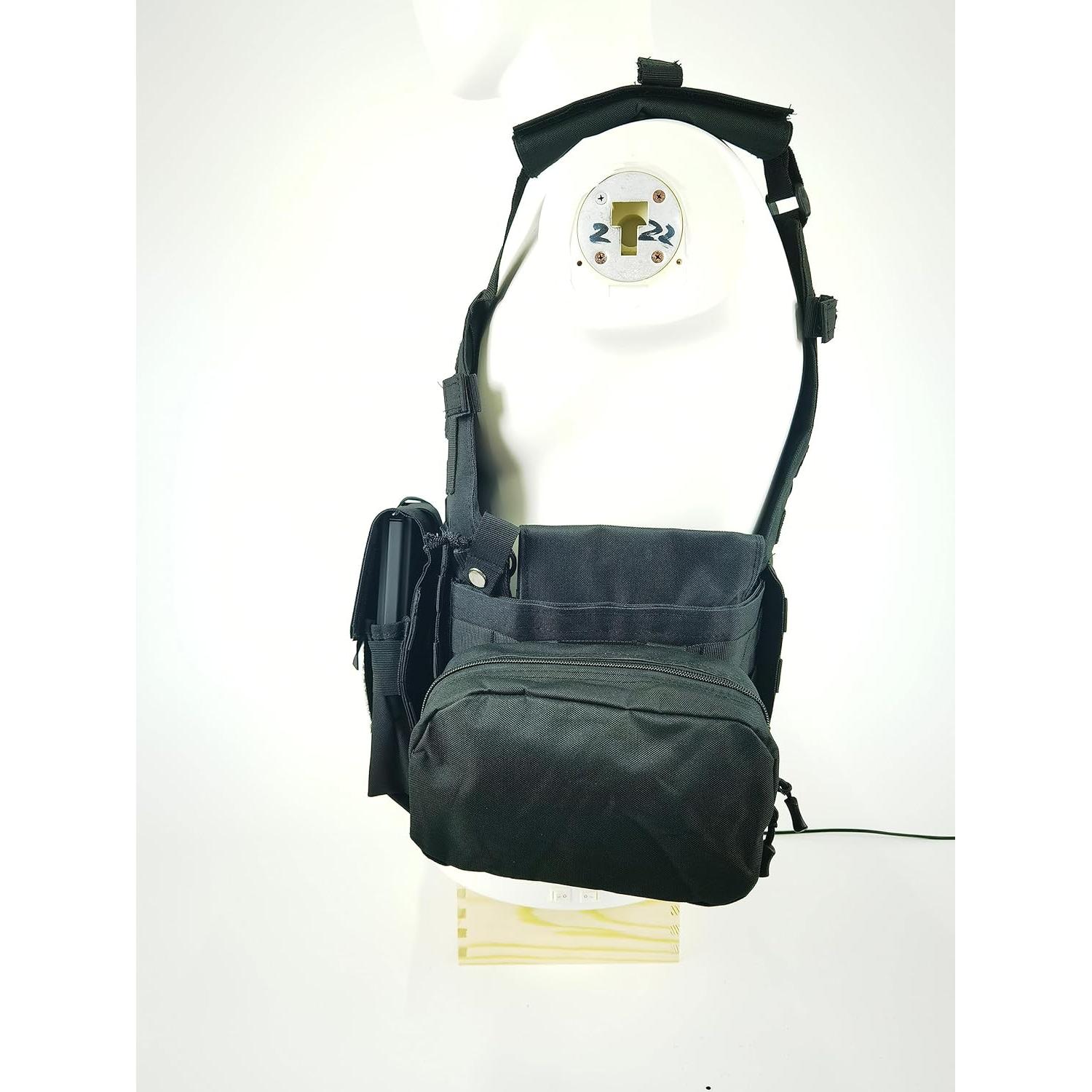 Chaleco Táctico Swat Airsoft Paintball Ajustable Negro