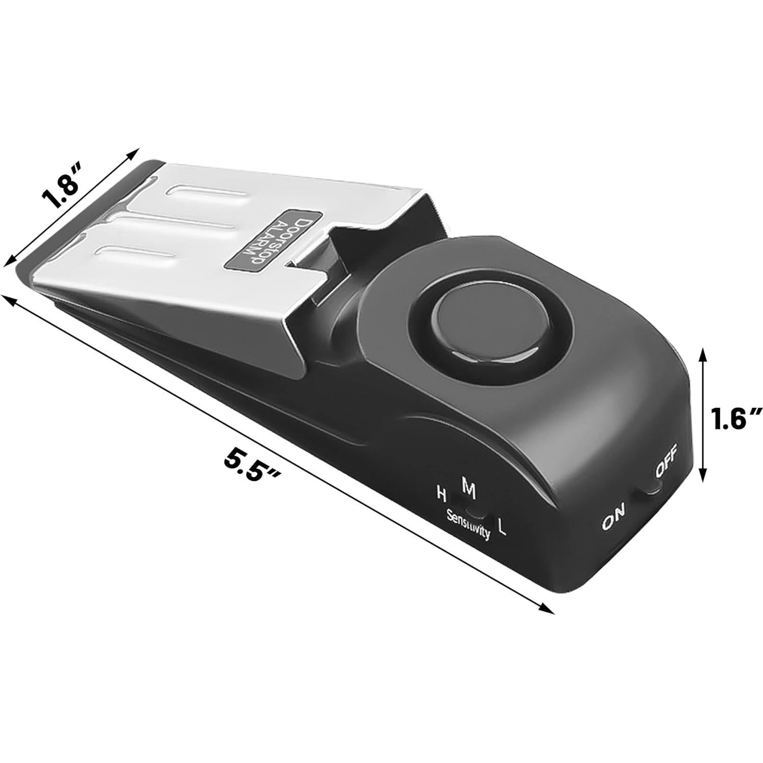 Portable Door Lock Extra Lock for Additional Privacy and Safety in Home,Hotel and Apartment,Prevent Unauthorized Entry,Protect Family Security in Traveling,Home,Bedroom,Hotel,Apartment,AirBNB-4 Pack