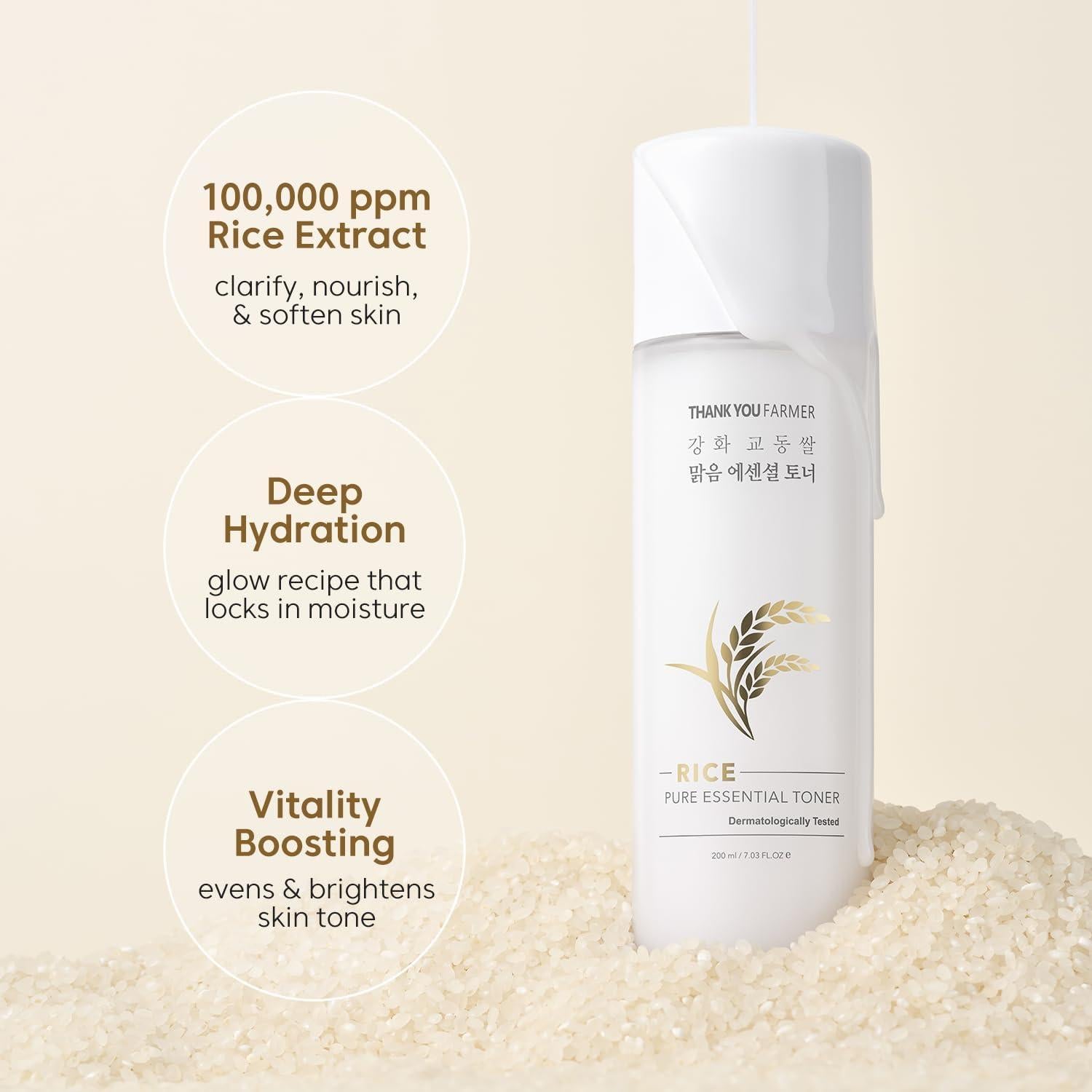 Toner Facial Hidratante Thank You Farmer - 199.5 ml - K-Beauty