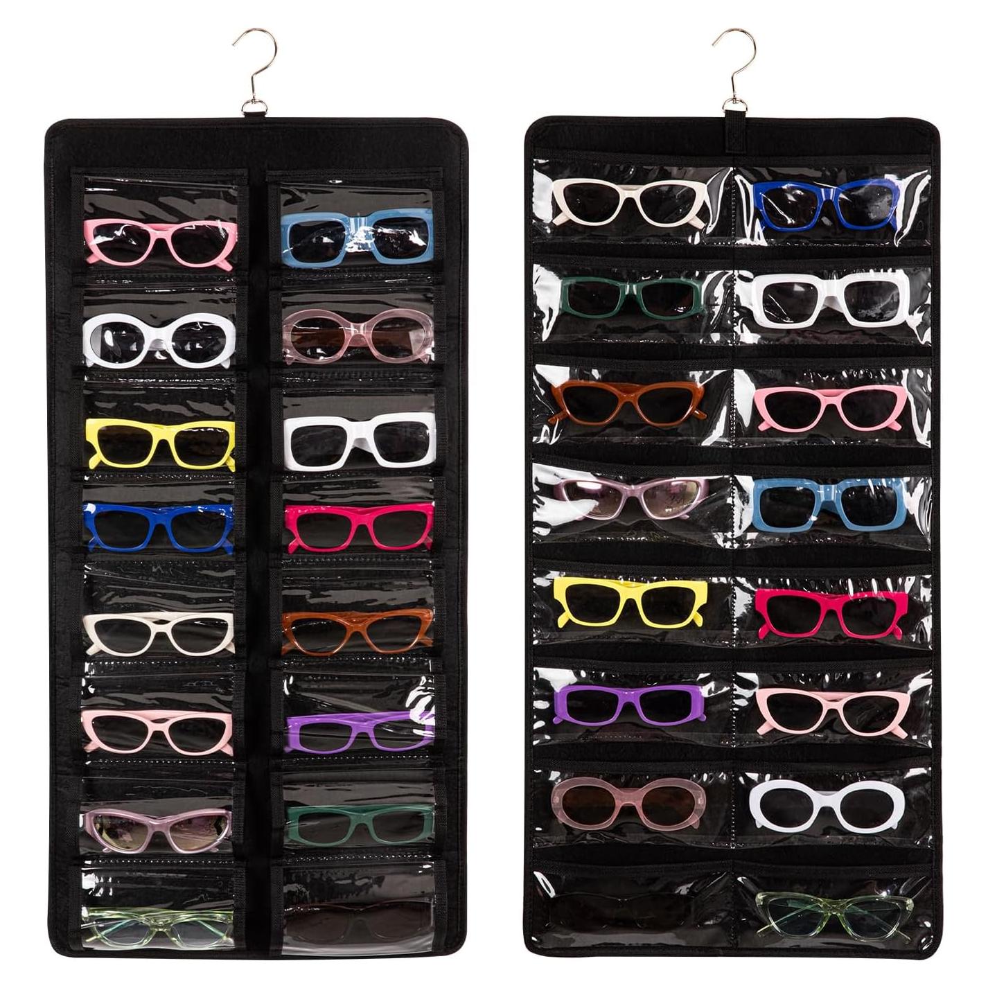 Organizador de Gafas de Sol KGMCARE Doble Cara 32 Ranuras