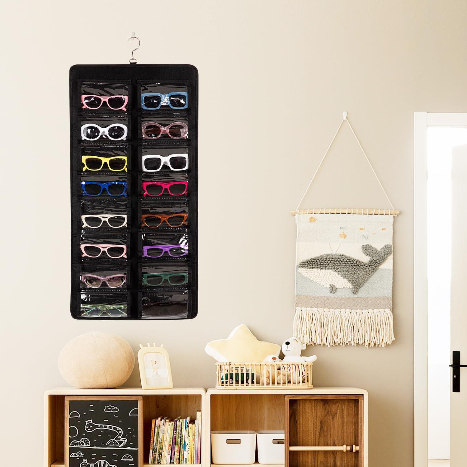 Organizador de Gafas de Sol KGMCARE Doble Cara 32 Ranuras