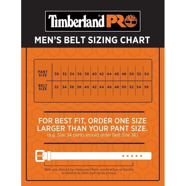 Cinturón de cuero 38 mm Timberland PRO para hombres
