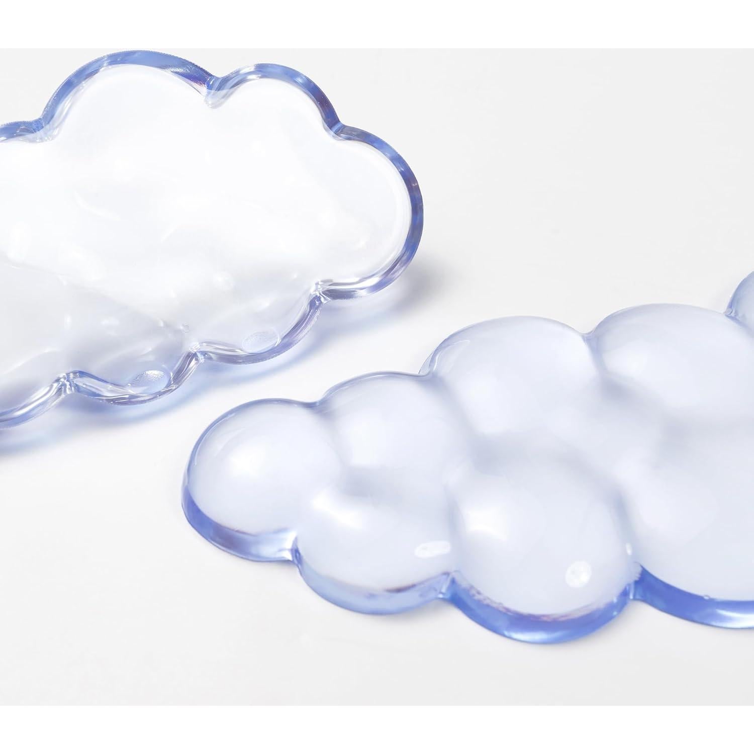 Conjunto Reposamuñecas Gel Ergonómico Sumgsn Azul Claro