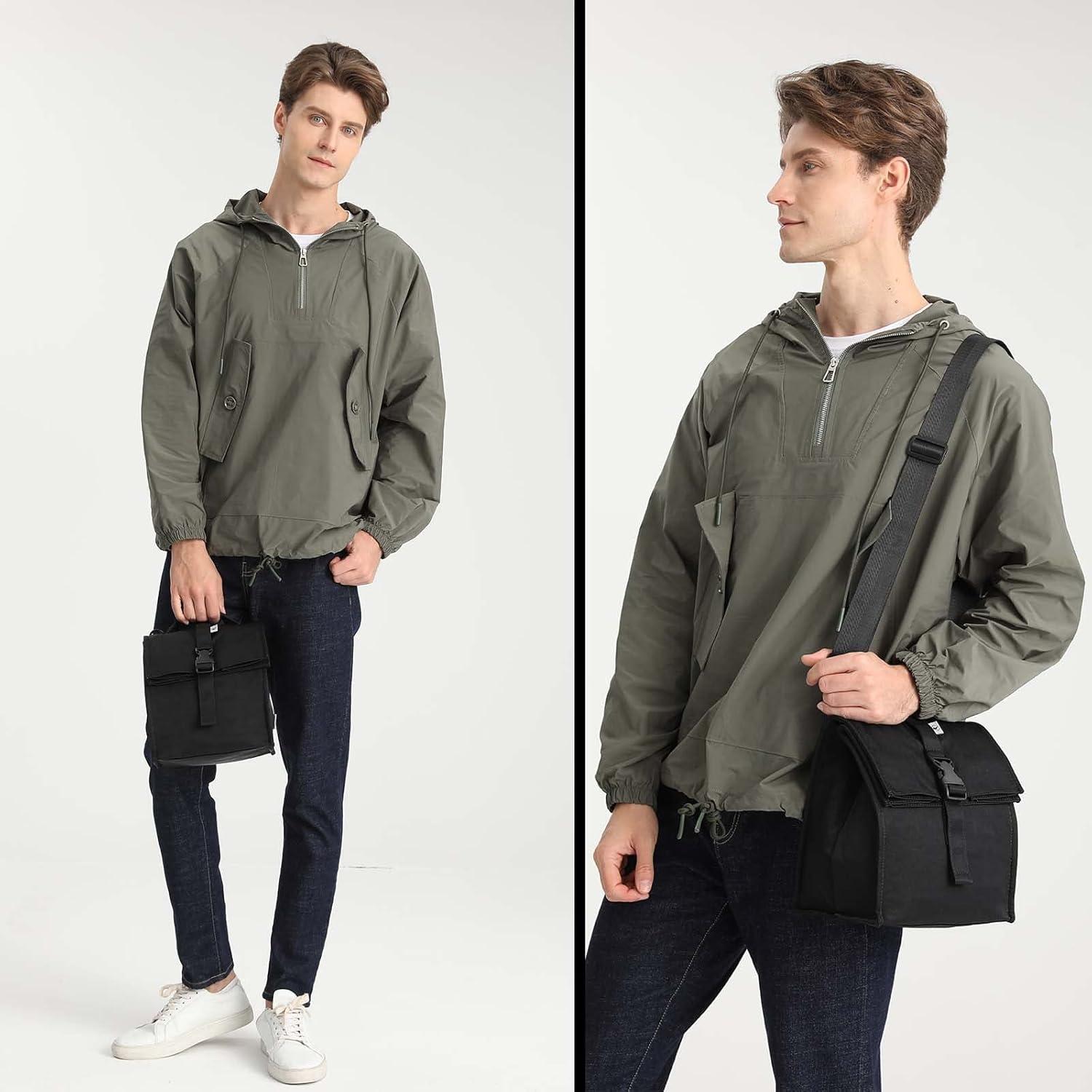 Bolsa de Almuerzo Aislada SUNNY BIRD Negra 8L Plegable