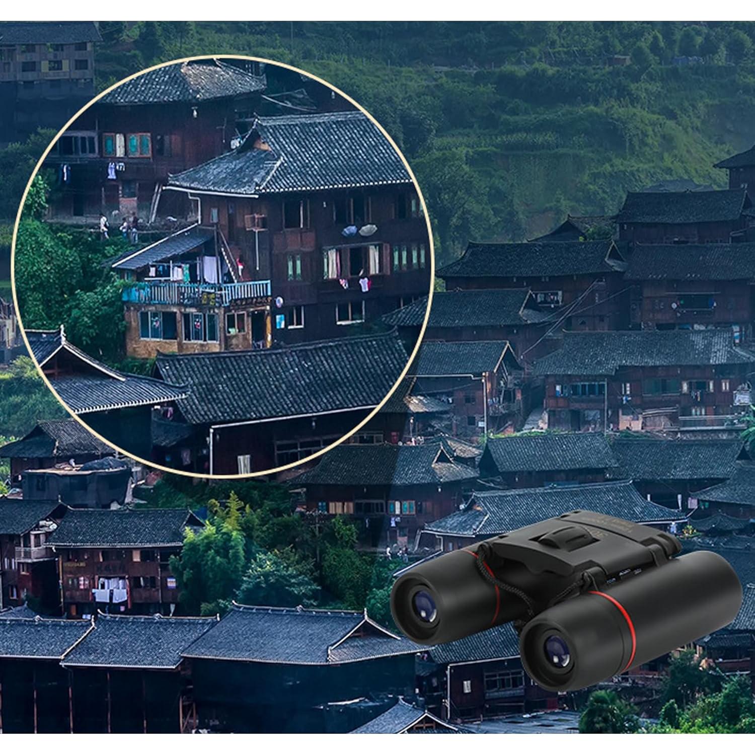 Binoculars for Adults, Compact Small Pocket Mini Travel Binocular for Bird Watching Concert Theater Opera High Powered Electronic Cruise Ship Essentials Norwegian Alaska Must Haves Hiking Camping Gear