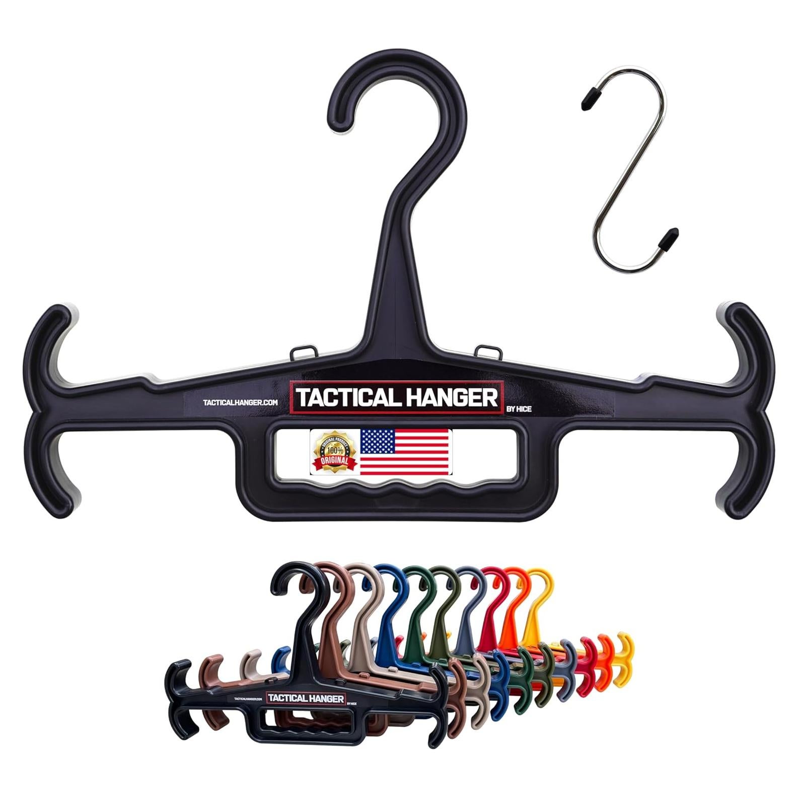 Percha Táctica HICE | Alta Resistencia | 90,72 kg | Negro