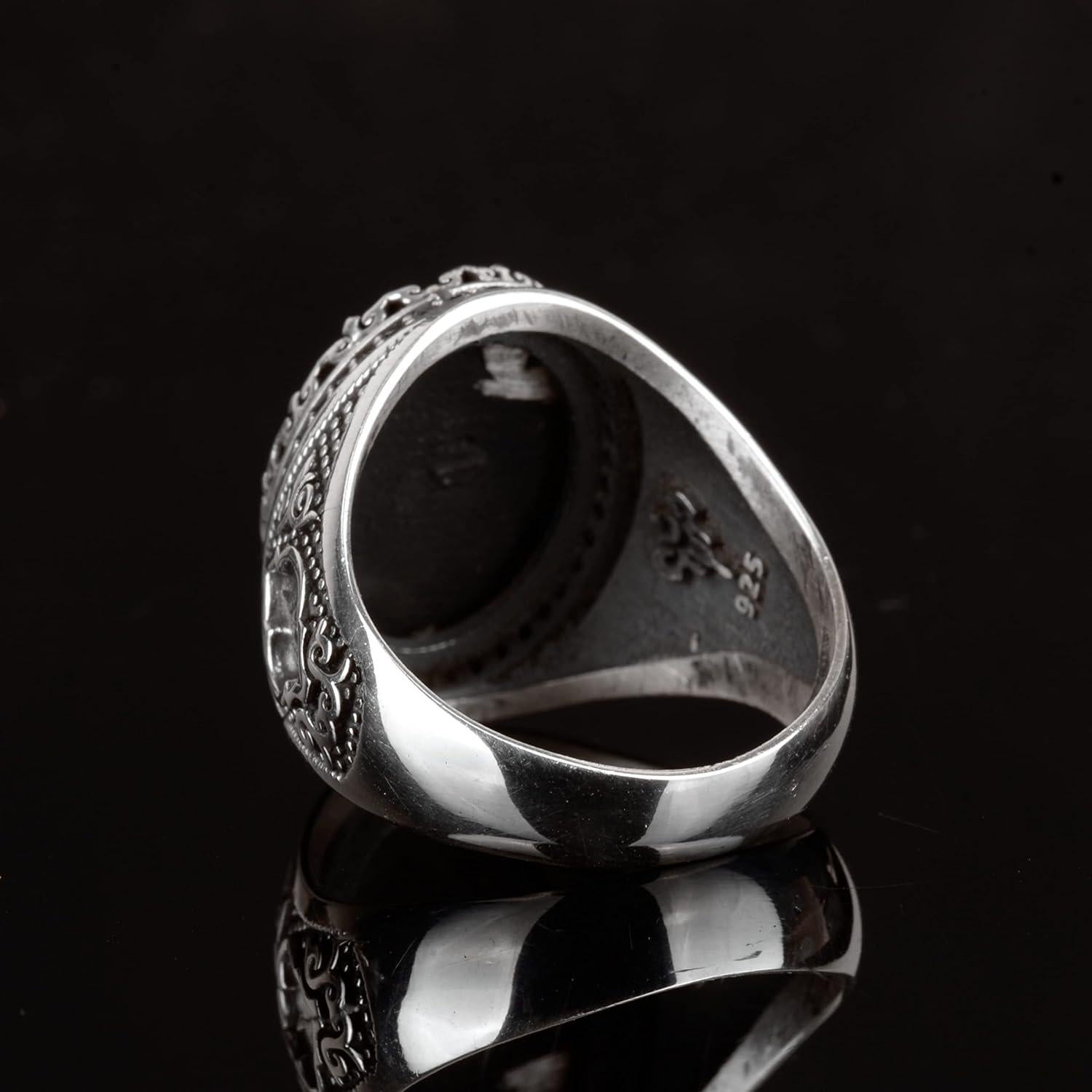 Anillo KAMBO Calavera Grim Reaper Plata 925 Joyería Gótica