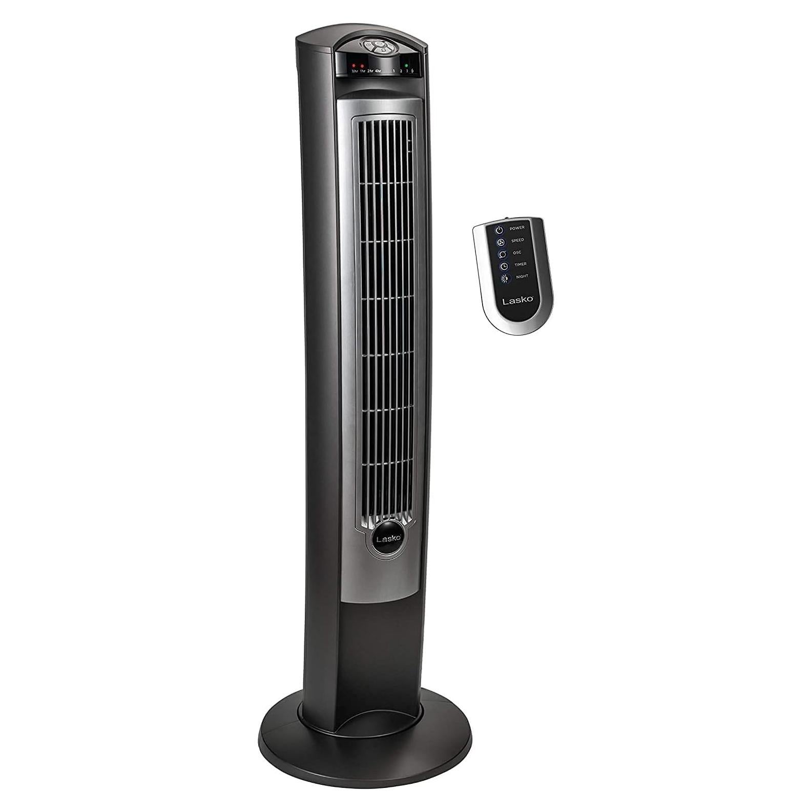 Ventilador de Torre Oscilante Lasko T42951 106.68 cm Plata
