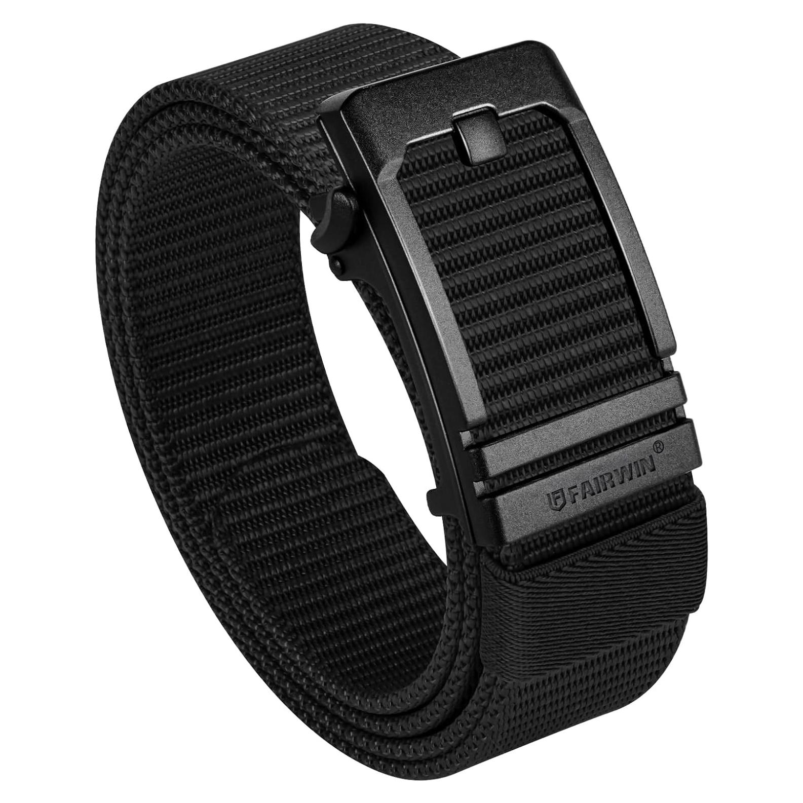 Cinturón FAIRWIN de Nylon Ajustable para Hombres 3.81 cm