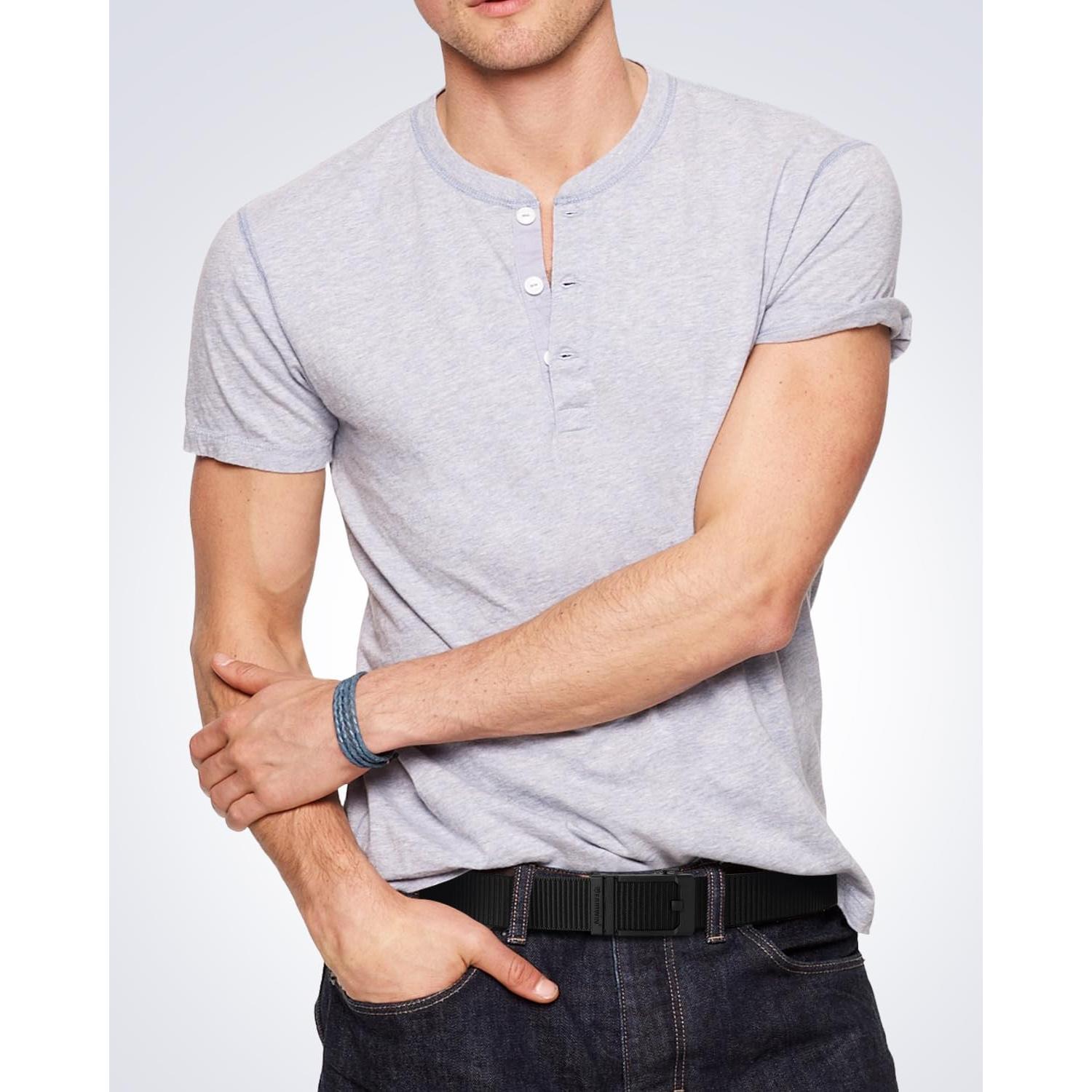 Cinturón FAIRWIN de Nylon Ajustable para Hombres 3.81 cm