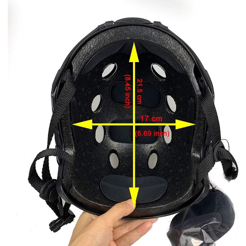 Casco Táctico ATAIRSOFT PJ para Airsoft y Paintball