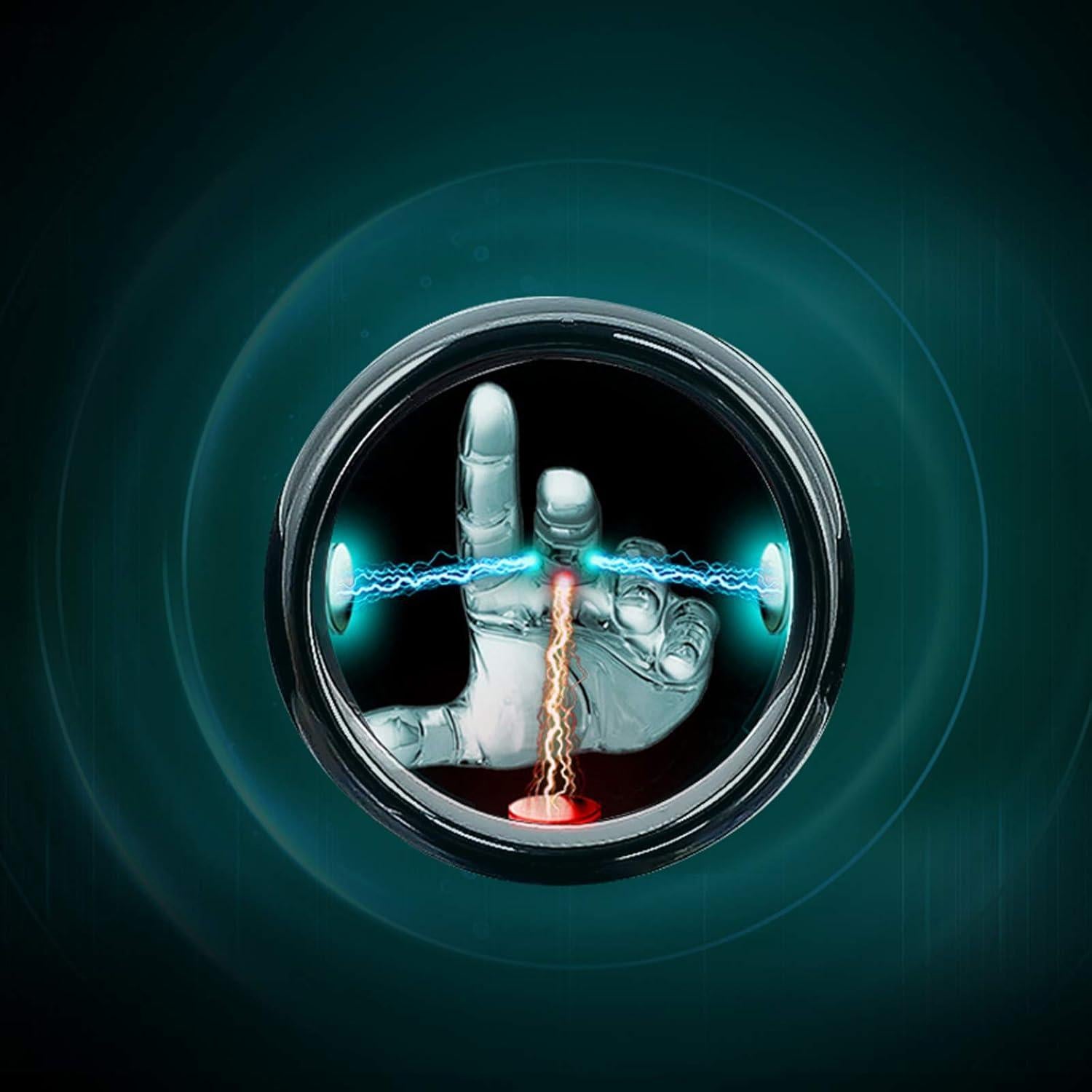 Anillo Inteligente NFC HECERE Cerámico Negro 6mm Tipo 2