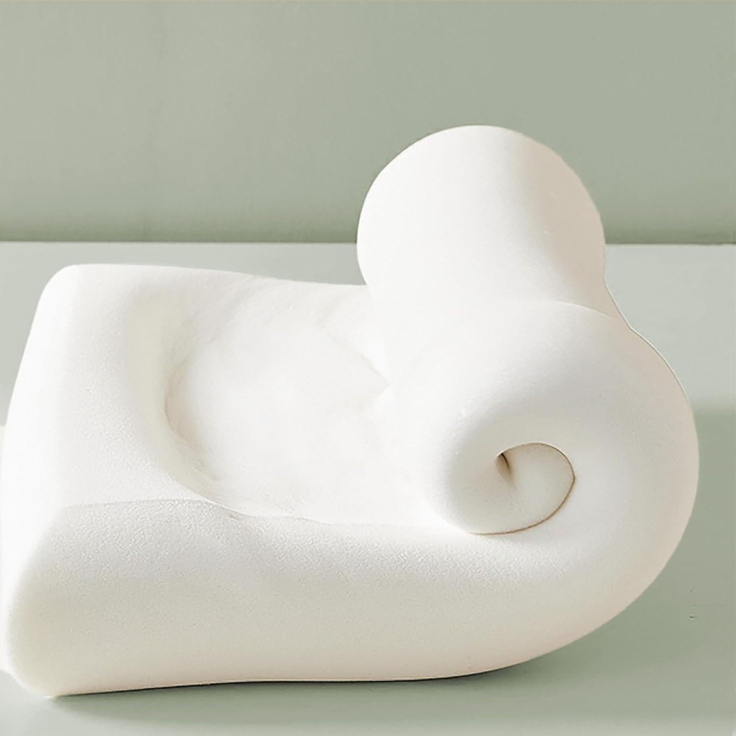 Almohada Viscoelástica Moccabebe Queen 70x40x10cm Blanca