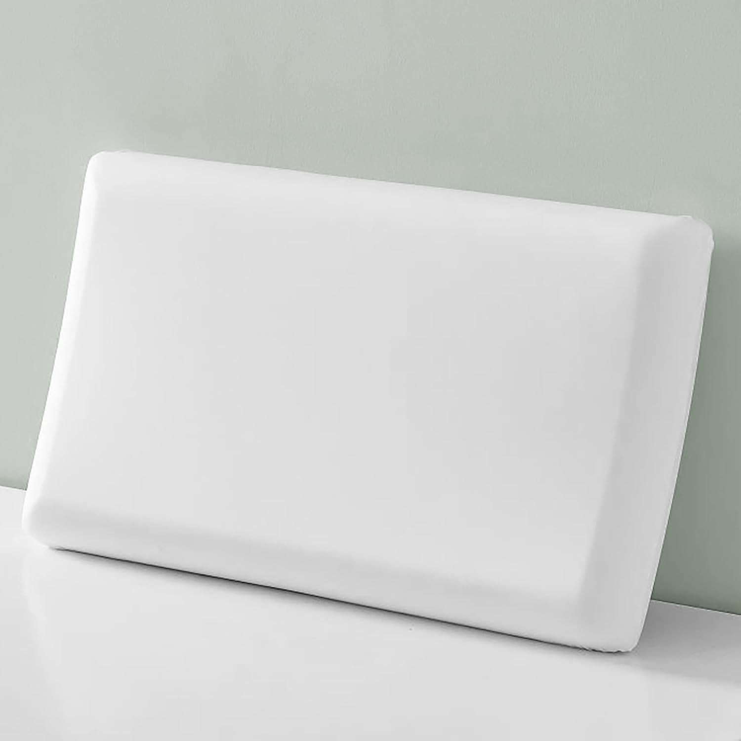 Almohada Viscoelástica Moccabebe Queen 70x40x10cm Blanca