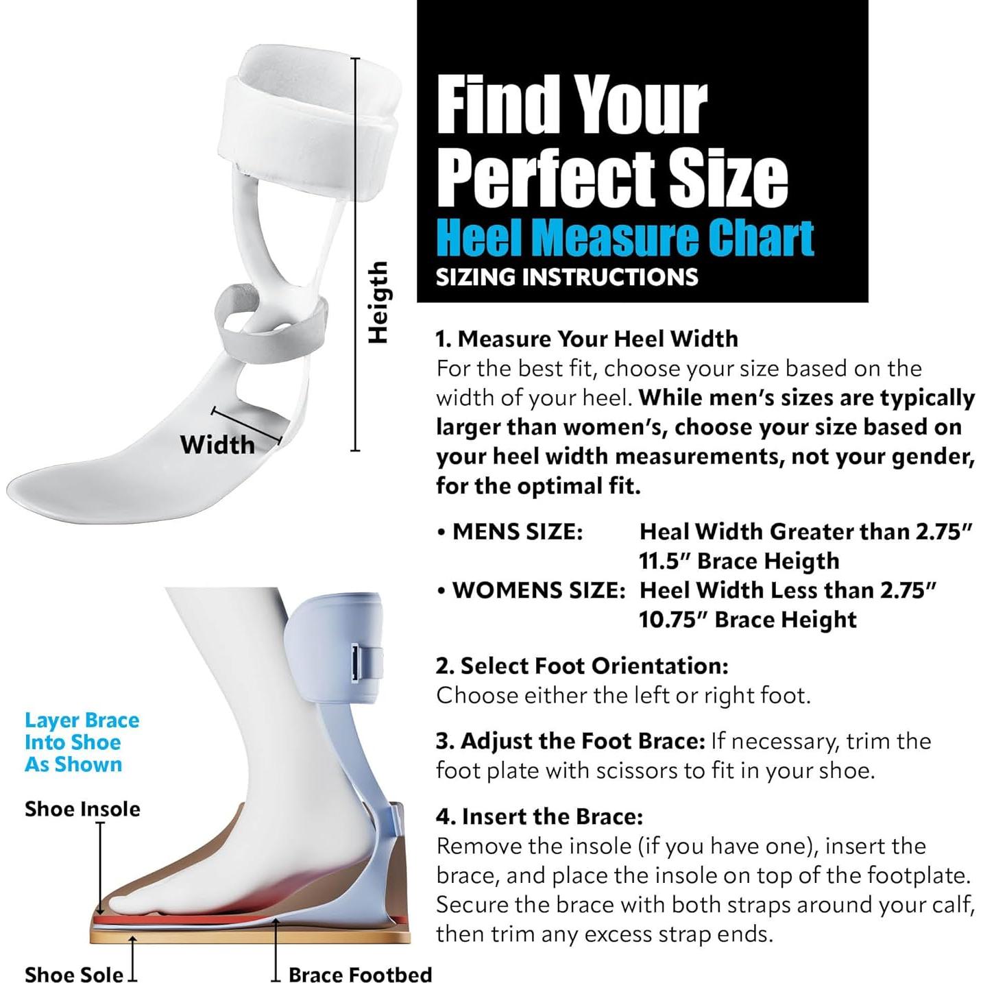 Férula Estabilizadora de Pie Caído Brace On Deluxe AFO