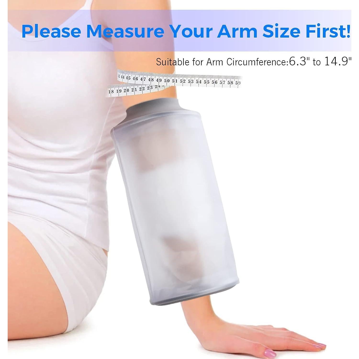 Cubierta de Ducha Impermeable Zoyehoo para Línea PICC - Tamaño S