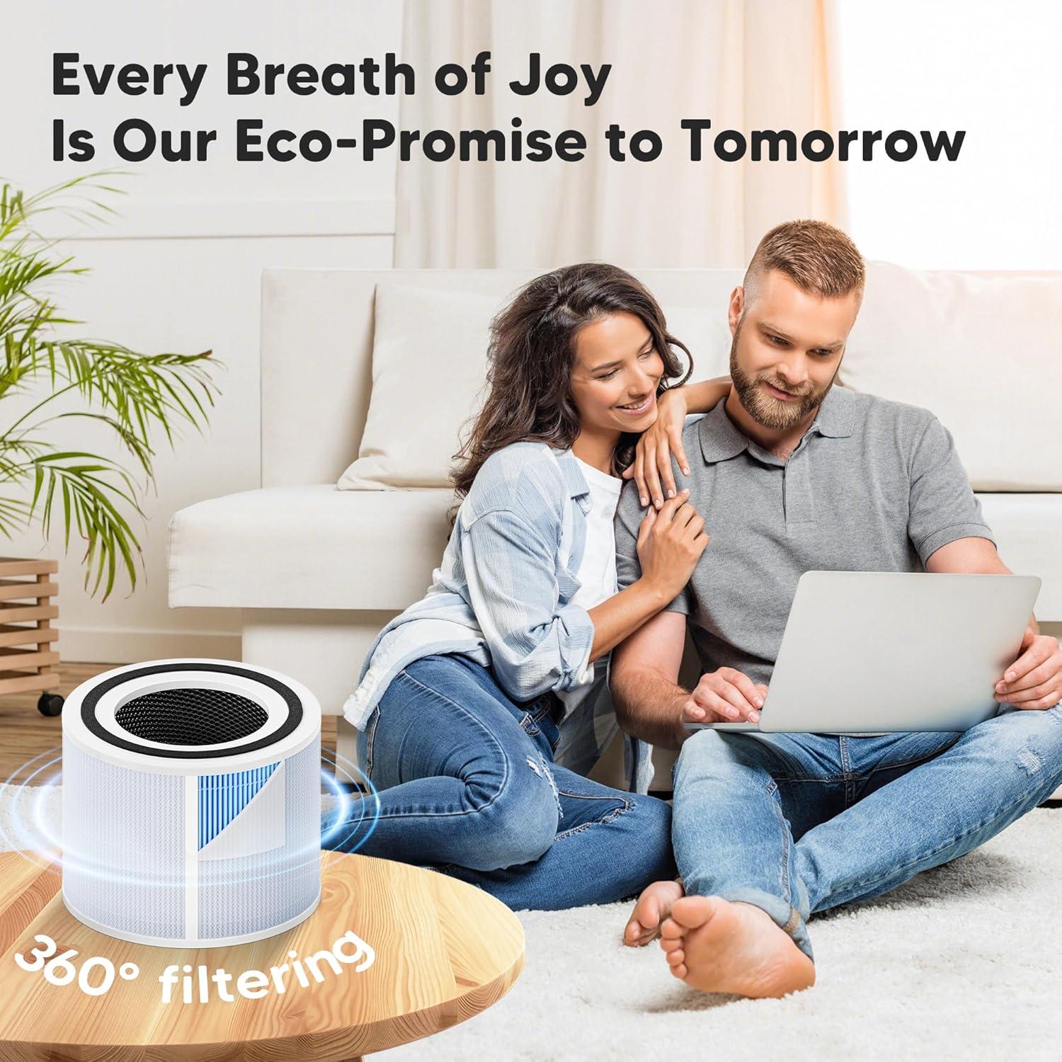 Filtro de Reemplazo H13 para Purificador LEVOIT Core 300 - 2 Unidades