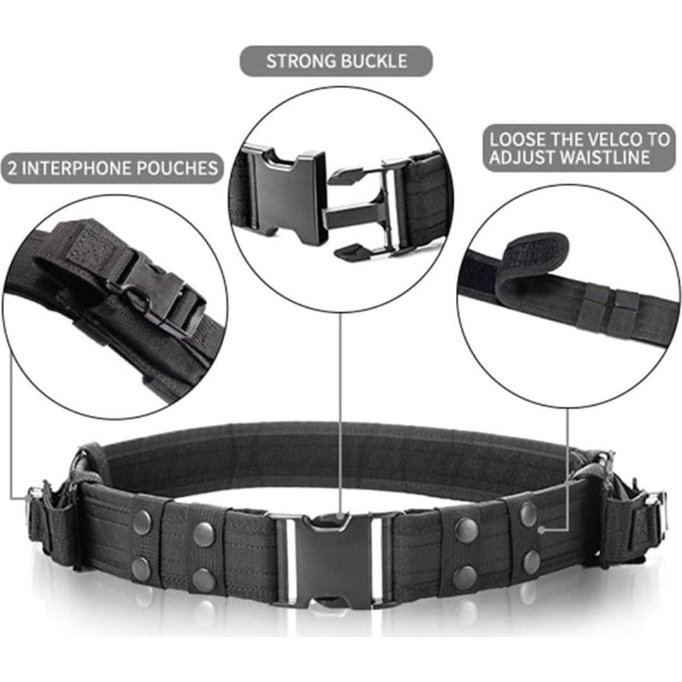 Chaleco Táctico BOMTURN Ultra-Ligero Malla Ajustable 52-57 cm