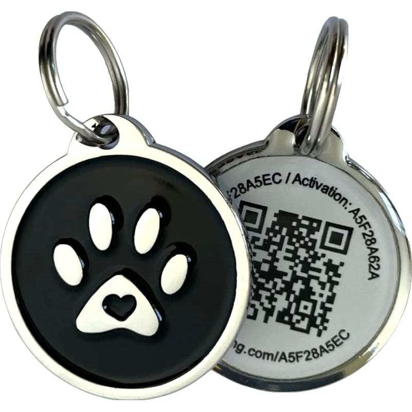 Etiquetas QR Premium para Mascotas Pet Dwelling - Pata Negra