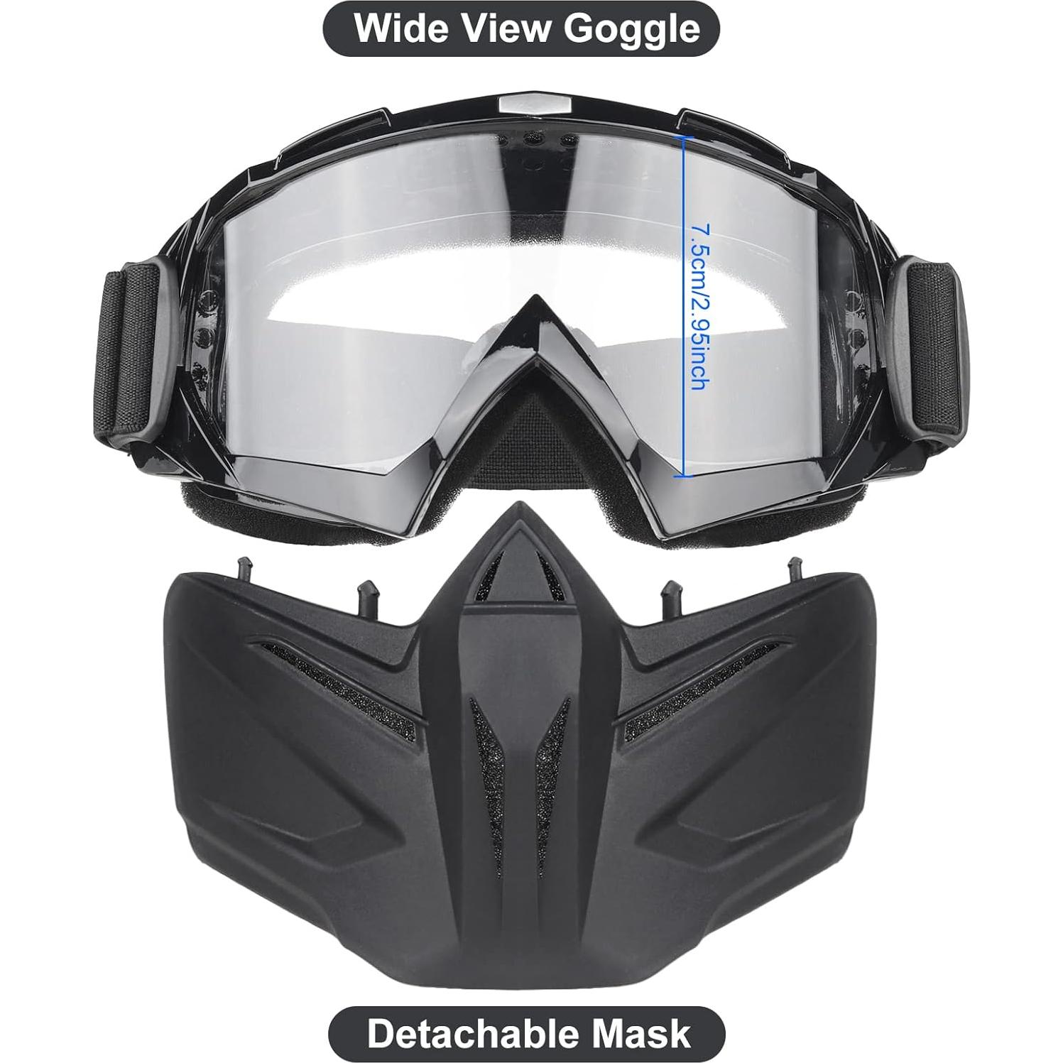 Casco y Máscara Airsoft VPZenar con Gafas Desmontables