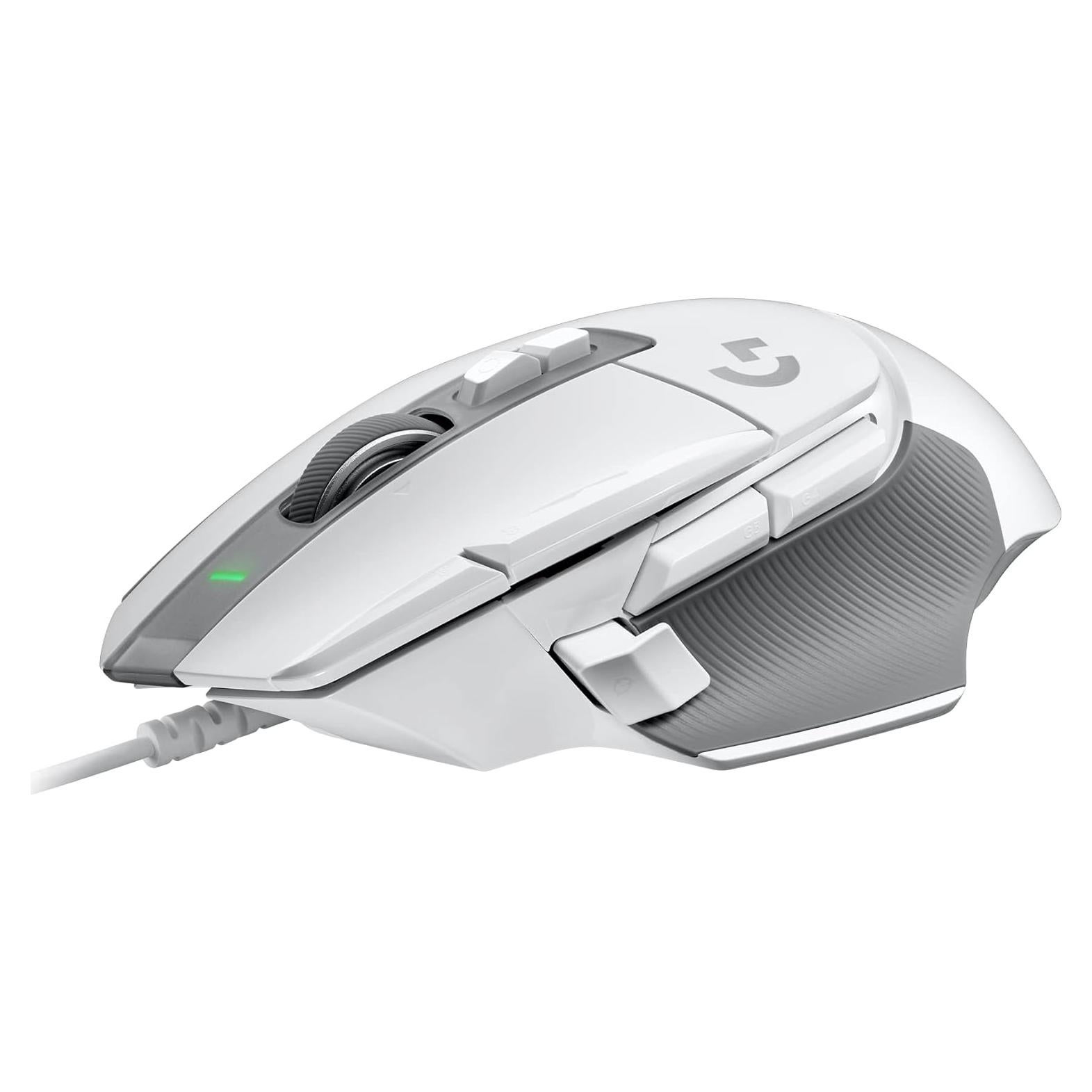 Ratón Gaming Logitech G502 X Con Cable - Sensor HERO 25K Blanco