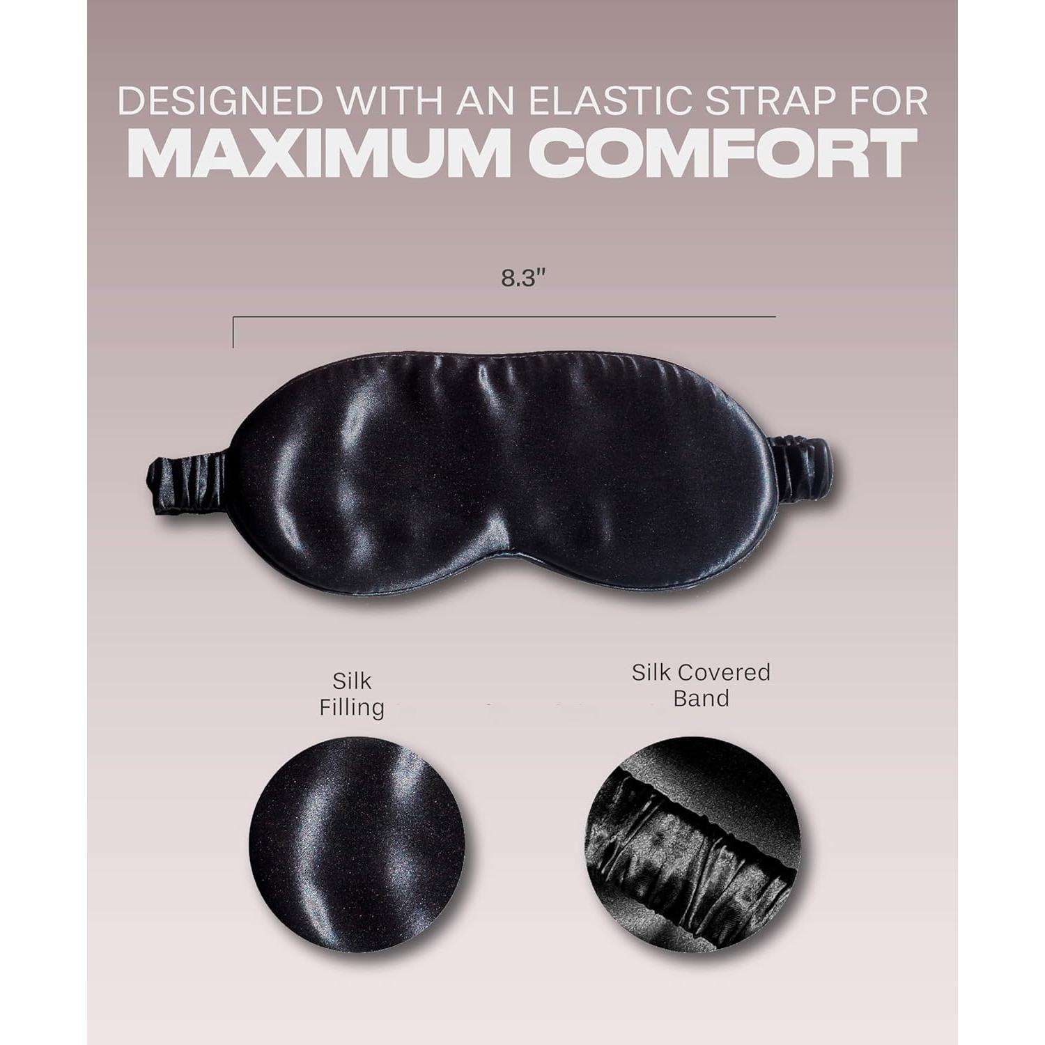 Máscara de Sueño de Seda Colorado Home Co - Paquete de 2