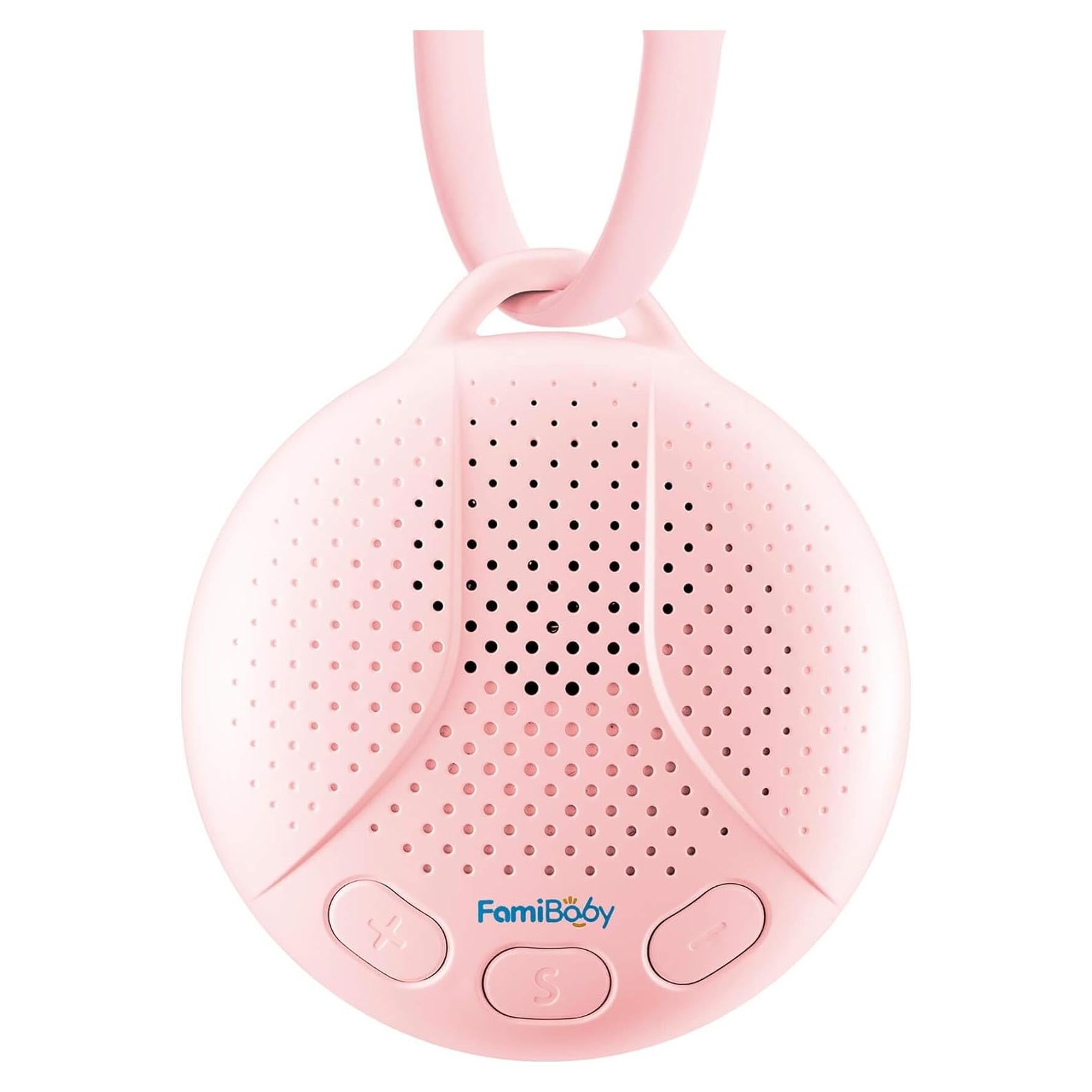 Máquina de Ruido Blanco FamiBaby Portátil Rosa - 16 Sonidos