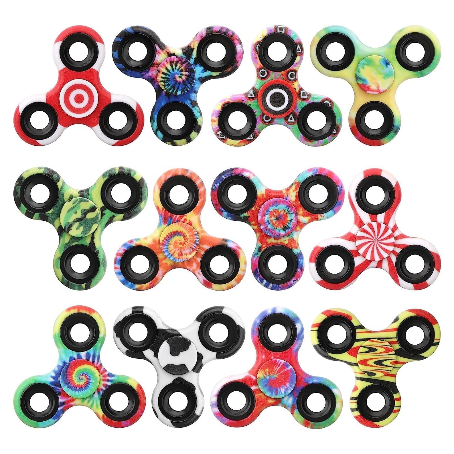 Paquete de 12 Fidget Spinners de Metal Mechaniker para Niños