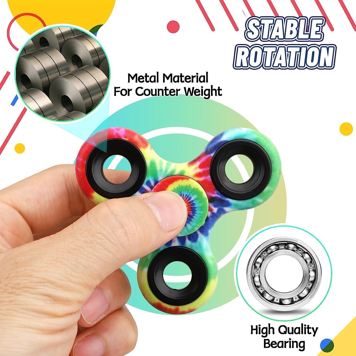Paquete de 12 Fidget Spinners de Metal Mechaniker para Niños