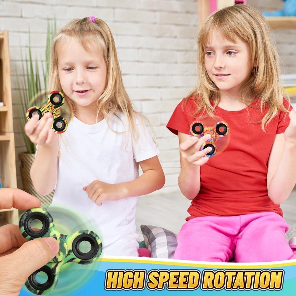 Paquete de 12 Fidget Spinners de Metal Mechaniker para Niños