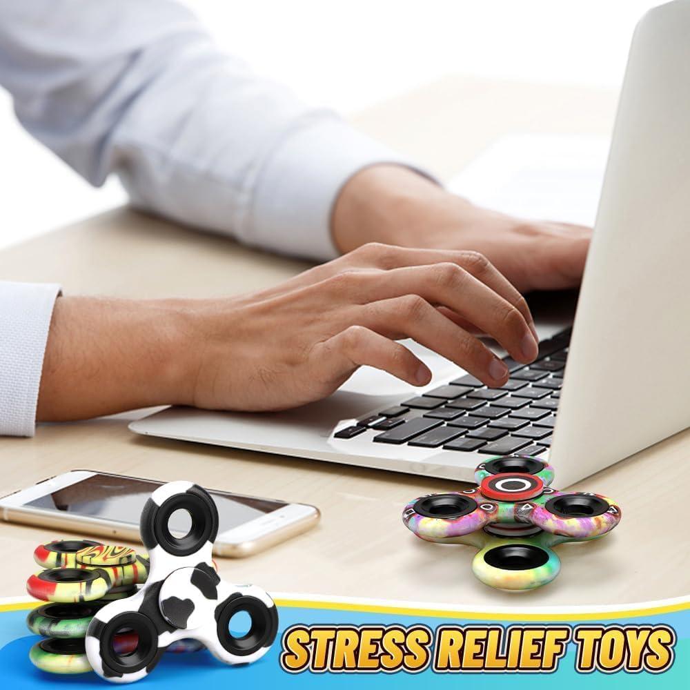 Paquete de 12 Fidget Spinners de Metal Mechaniker para Niños